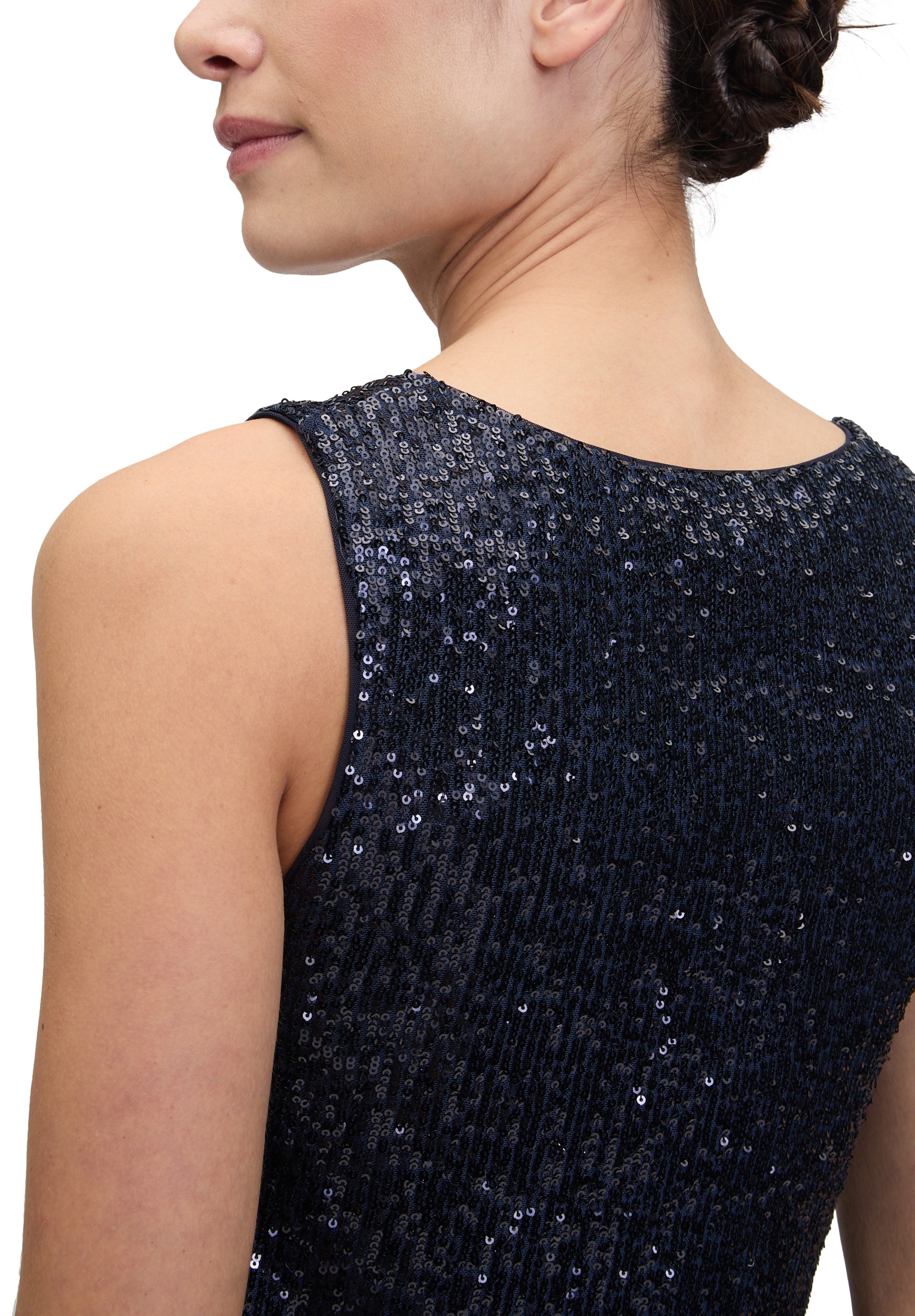 Vera Mont Blusentop »Vera Mont Pailletten-Top ohne Arm«