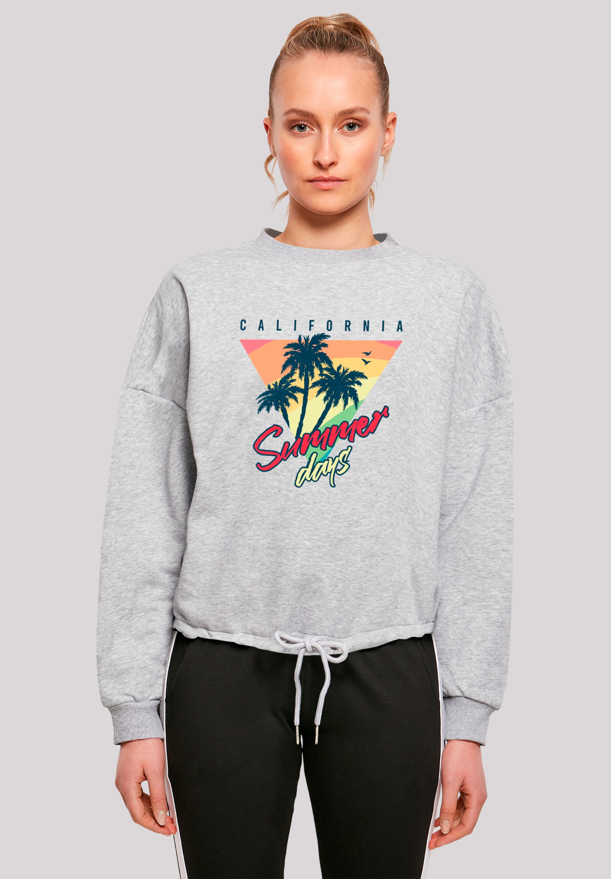 F4NT4STIC Sweatshirt "California Palmen Retro", Premium Qualität günstig online kaufen