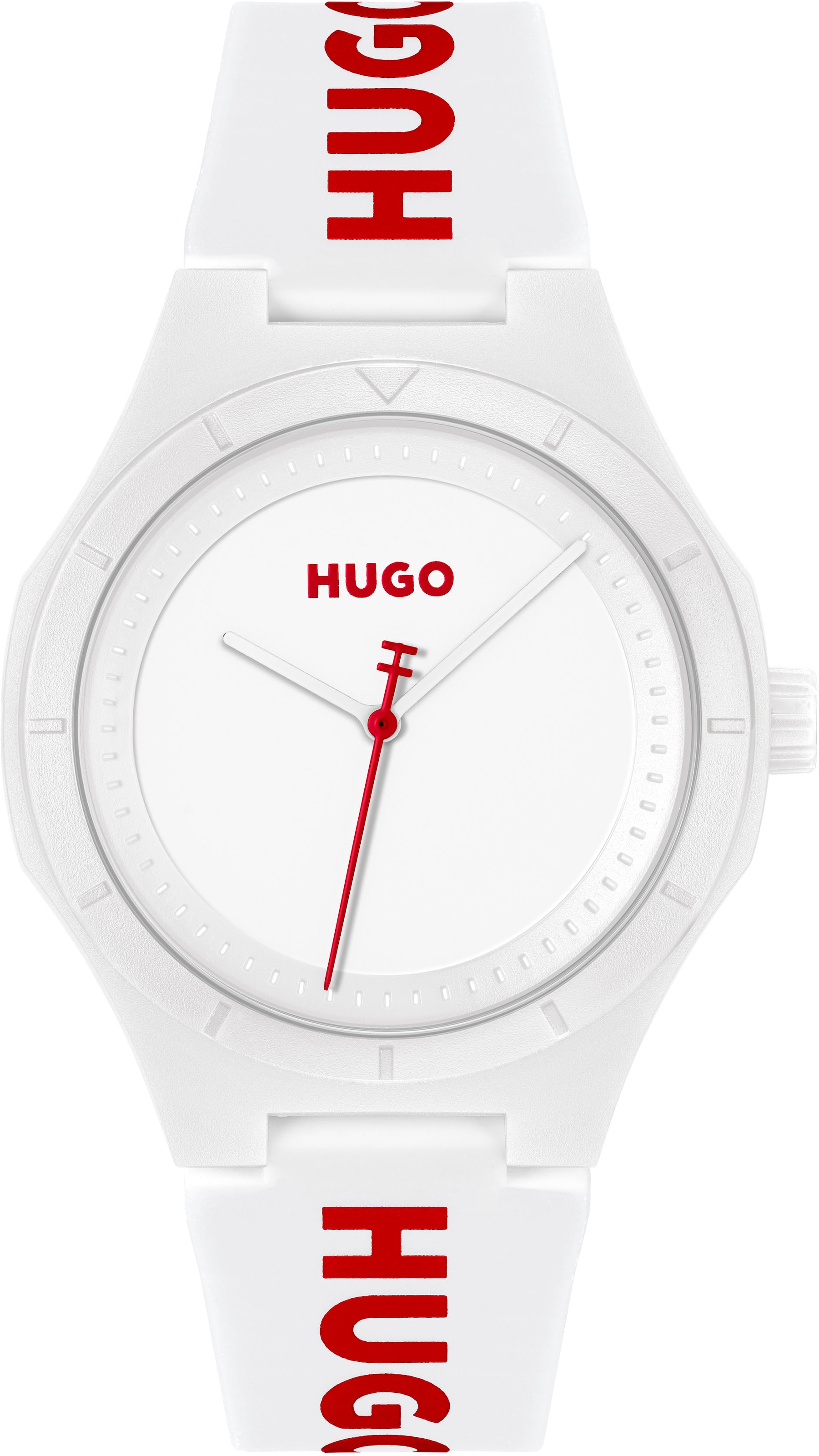 HUGO Quarzuhr »#LIT FOR HIM«, Armbanduhr, Herrenuhr, Mineralglas, anlog