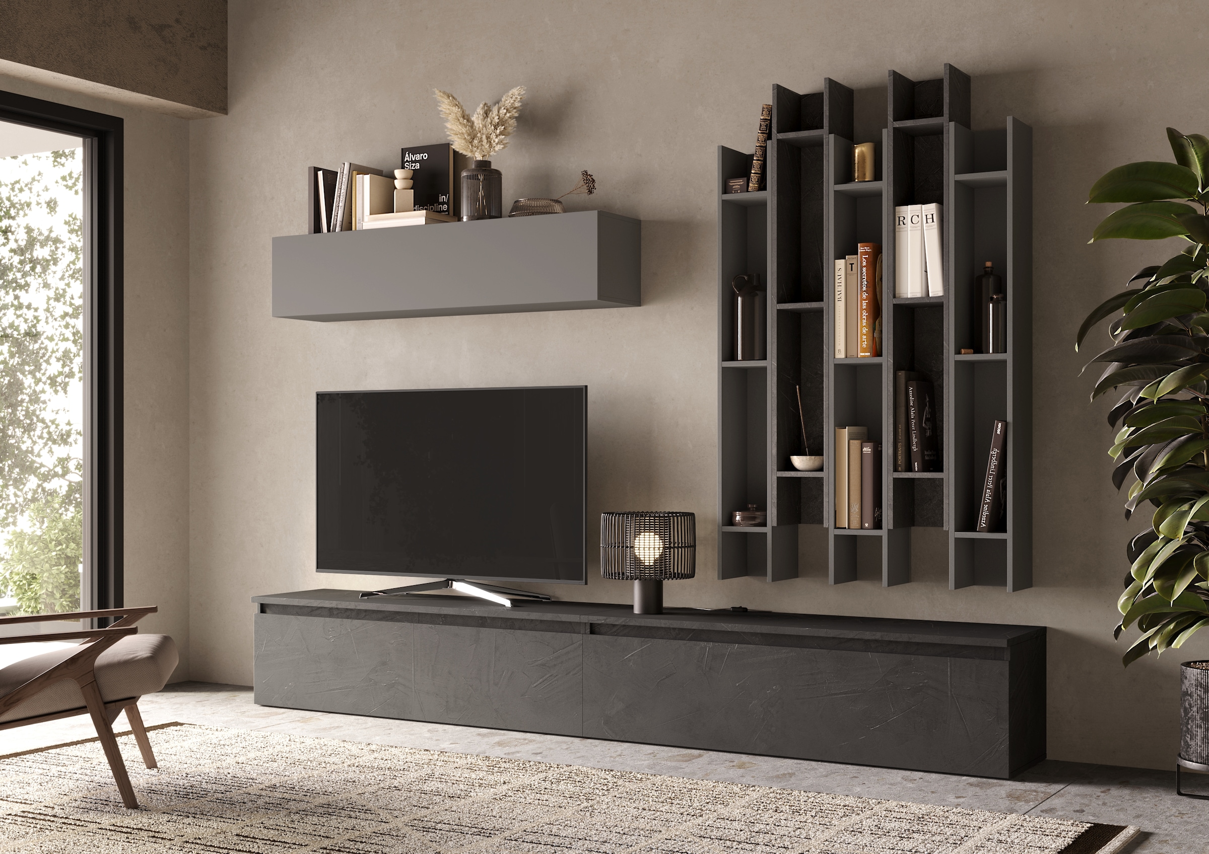 INOSIGN Wohnwand "INFINITY, 8tlg. Breite 276 cm, Höhe variabel, Schrankwand günstig online kaufen