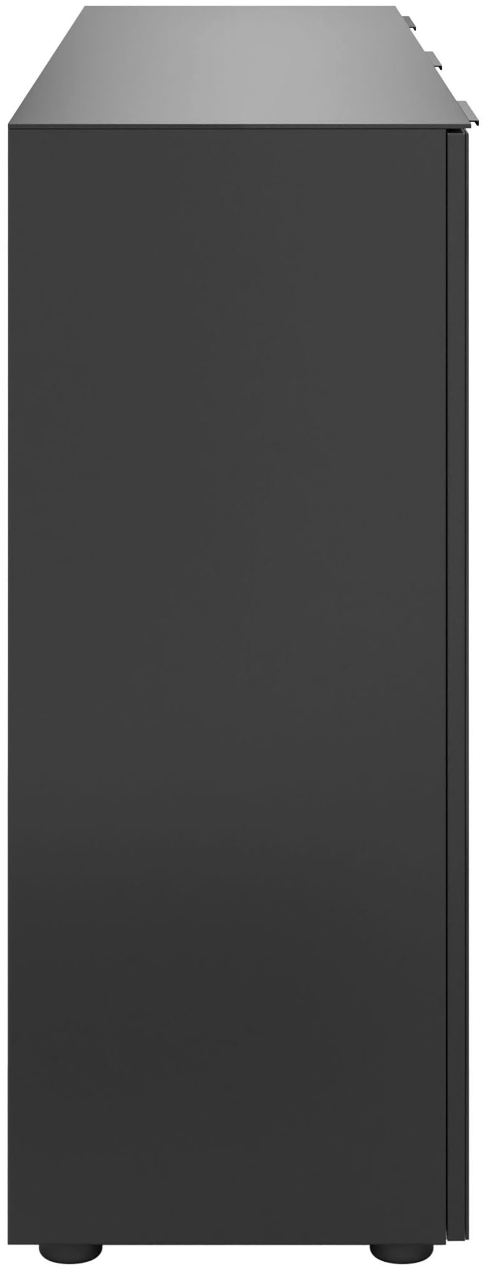 Manjana Möbel Sideboard »Kommode mit Chrom oder Schwarz matten Metallgriffen«