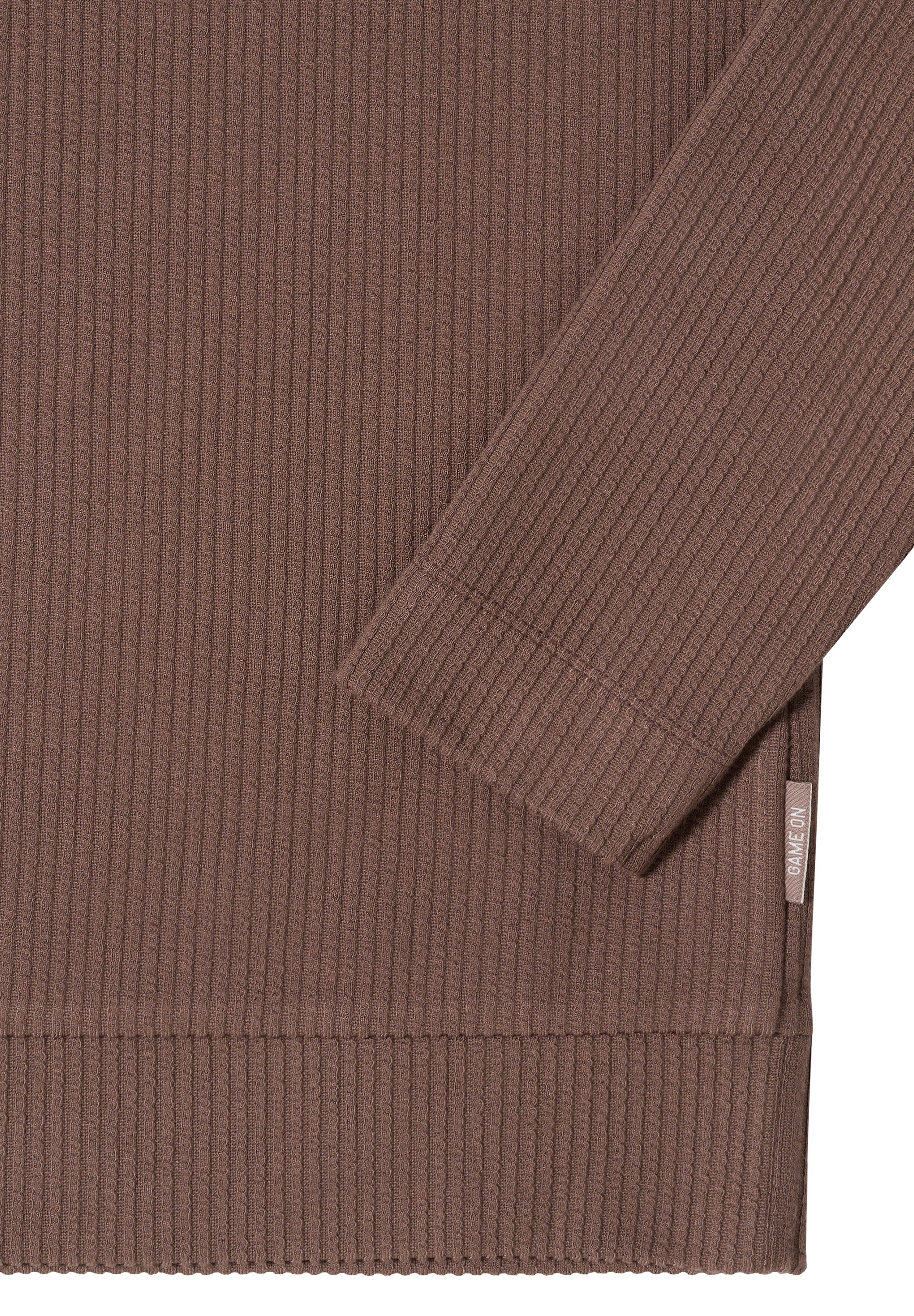 Cecil Langarmshirt mit Struktur