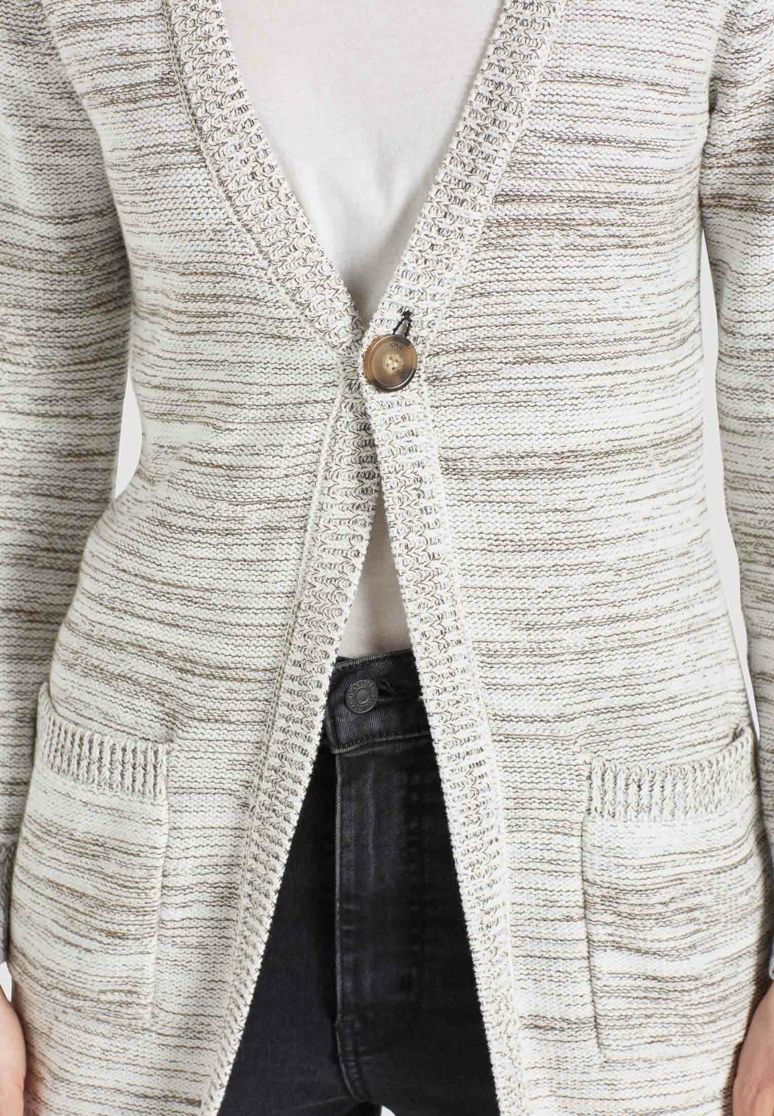 khujo Cardigan »ARIZONA«, aus meliertem Baumwollstrick