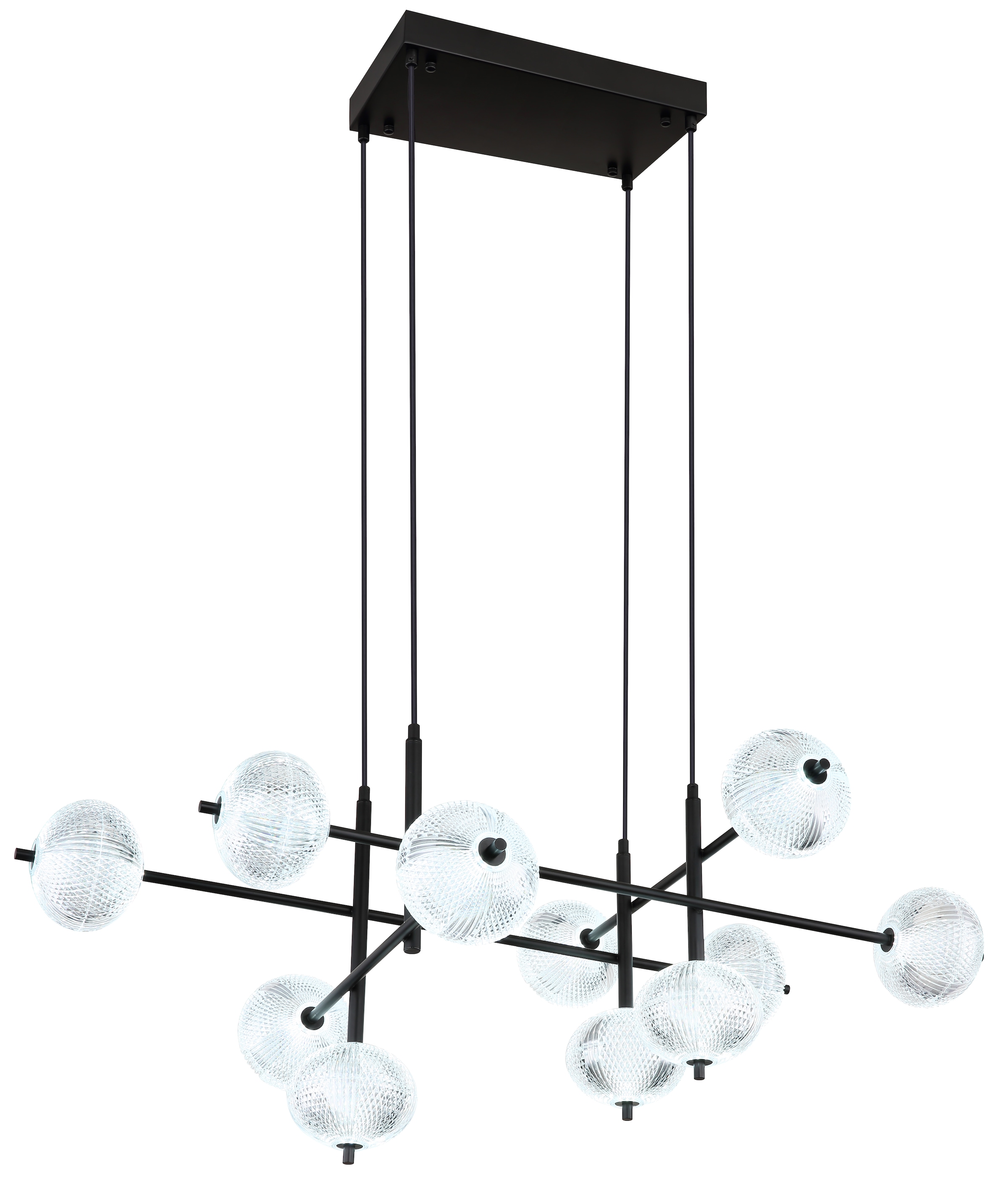 GLOBO LIGHTING Hängeleuchte »AIDA« LED-Modul 1 Stk. Hängelampe Esszimmer-Leuchte Esstischleuchte Wohnzimmer