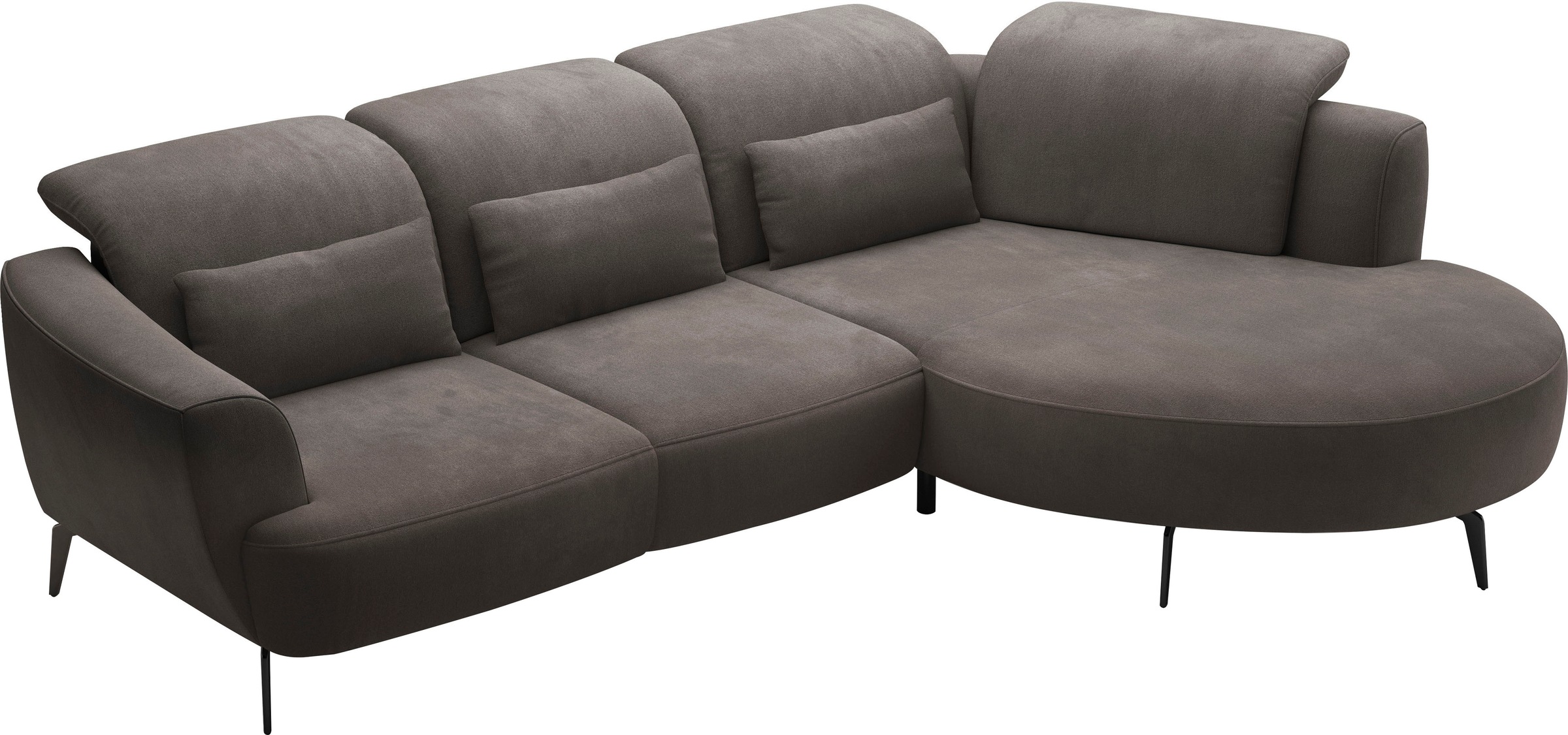 Thumbnail - sit&more Ecksofa "Zoe" ink.Sitztiefenverstellung, wahlweise mit Kopfteilverstellung