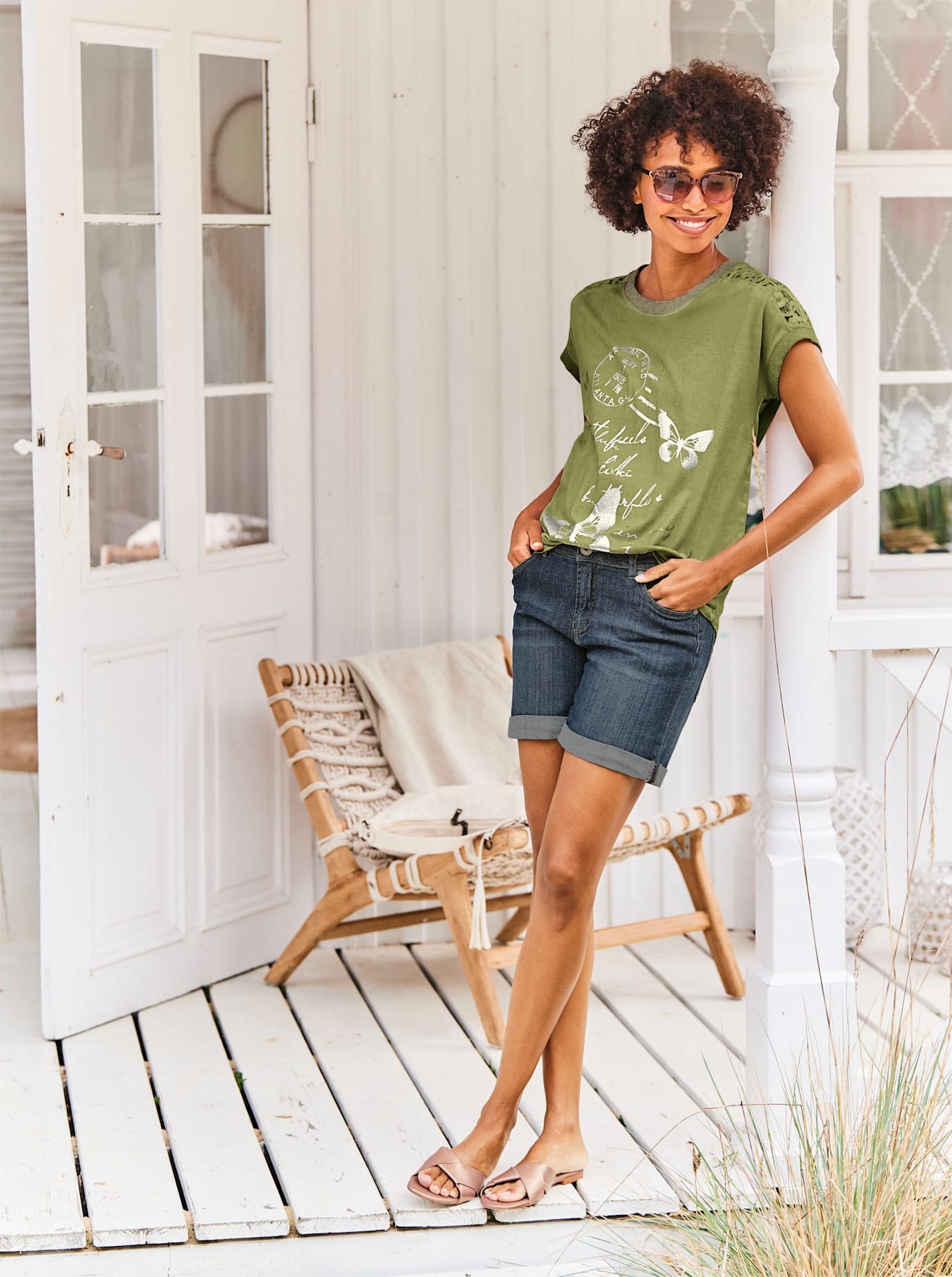 heine Rundhalsshirt "Shirt" 1 Stk. tlg. günstig online kaufen