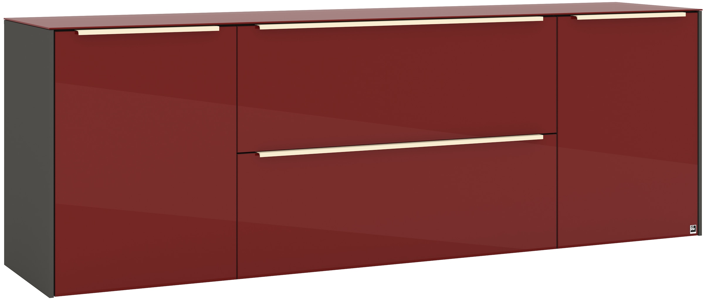 set one by Musterring Lowboard »Reno« 1 Stk. tlg. Mit Gleitern und in verschiedenen Farben erhältlich