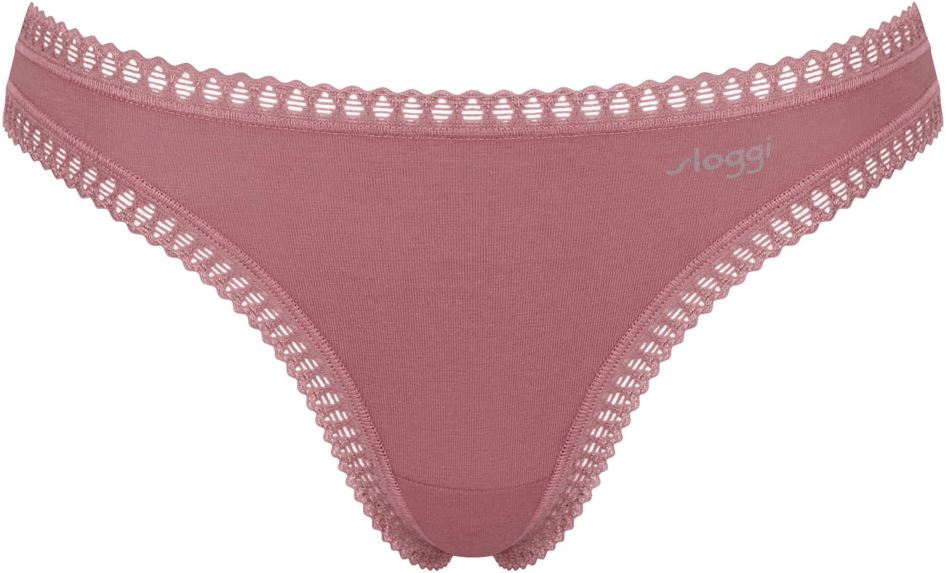 sloggi Slip »GO Crush String C3P«, (3er Pack), mit Spitzendetails, uni, gemustert