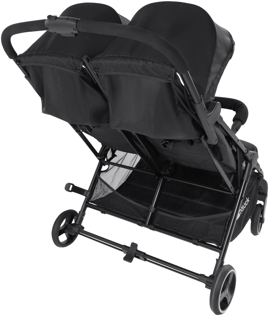 Hauck Zwillingsbuggy »Swift X Duo, black«, 30 kg, extrem schmal