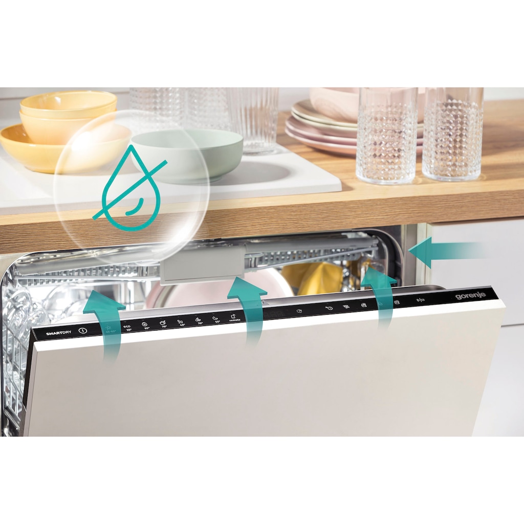 GORENJE teilintegrierbarer Geschirrspüler, GI673C60X, 16 Maßgedecke