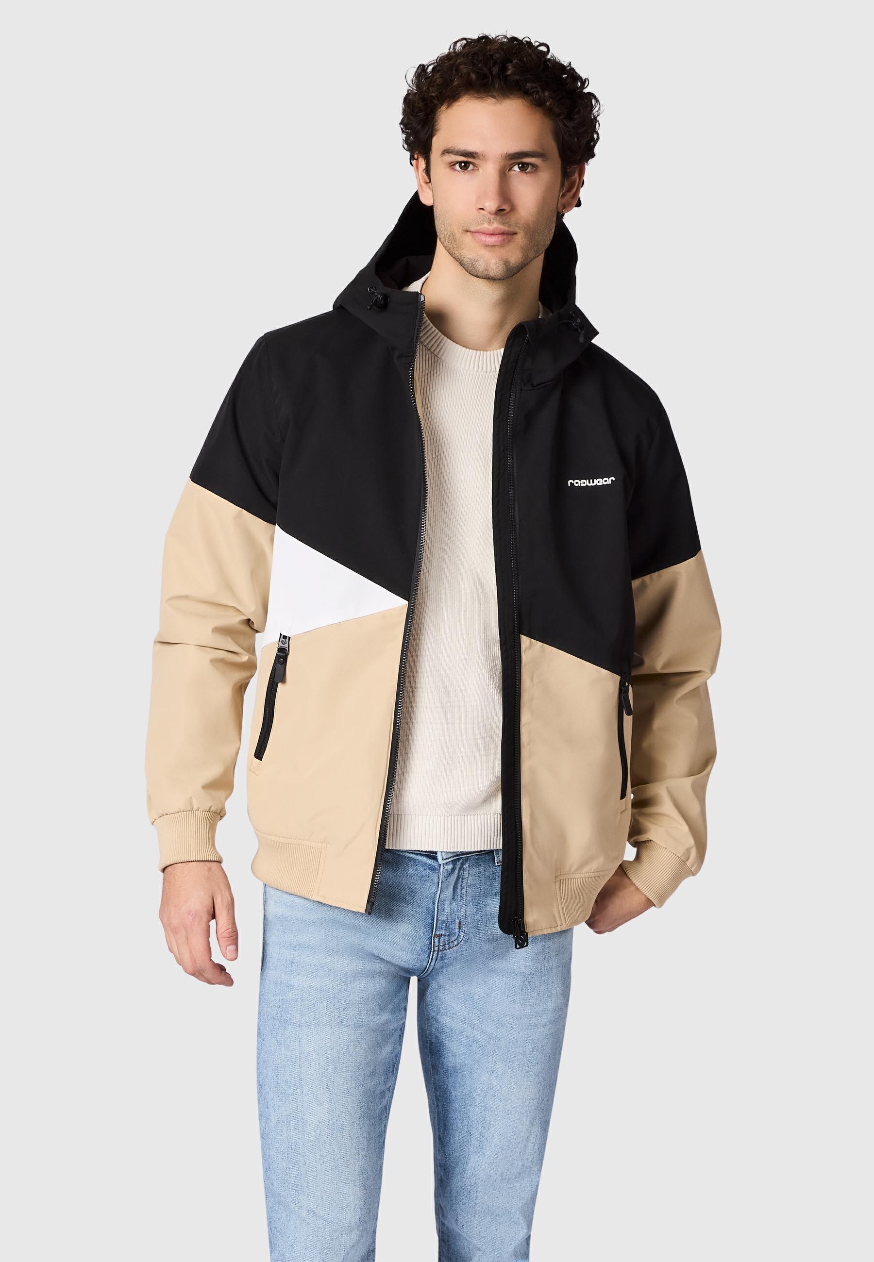 Ragwear Outdoorjacke »Renad« mit Kapuze Ultraleichte wasserdichte Herren Übergangsjacke mit Kapuze