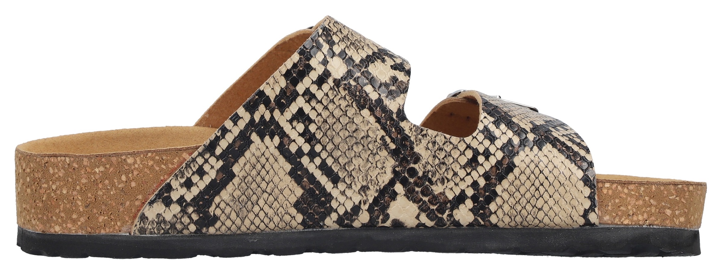 Rieker Pantolette  Sommerschuh, Strandschuh, Hausschuh mit verstellbaren Schnallen