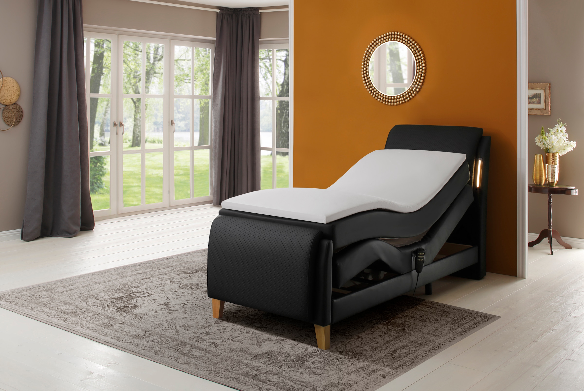 Home affaire Boxspringbett "Messina2" Liegekomfort elektrisch Verstellbar günstig online kaufen