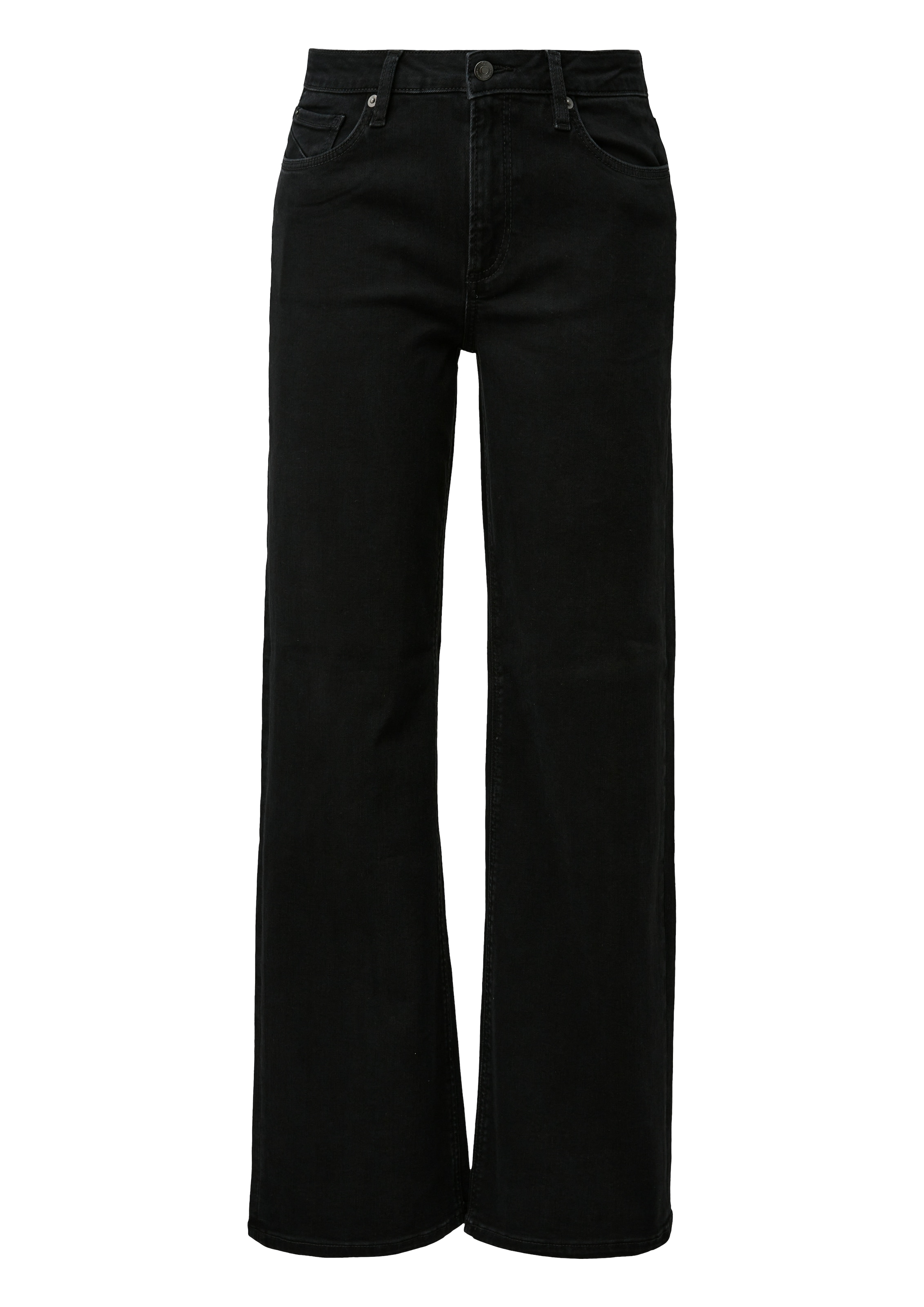 QS Stretch-Jeans »CATIE Wide Leg«, in blauer Waschung