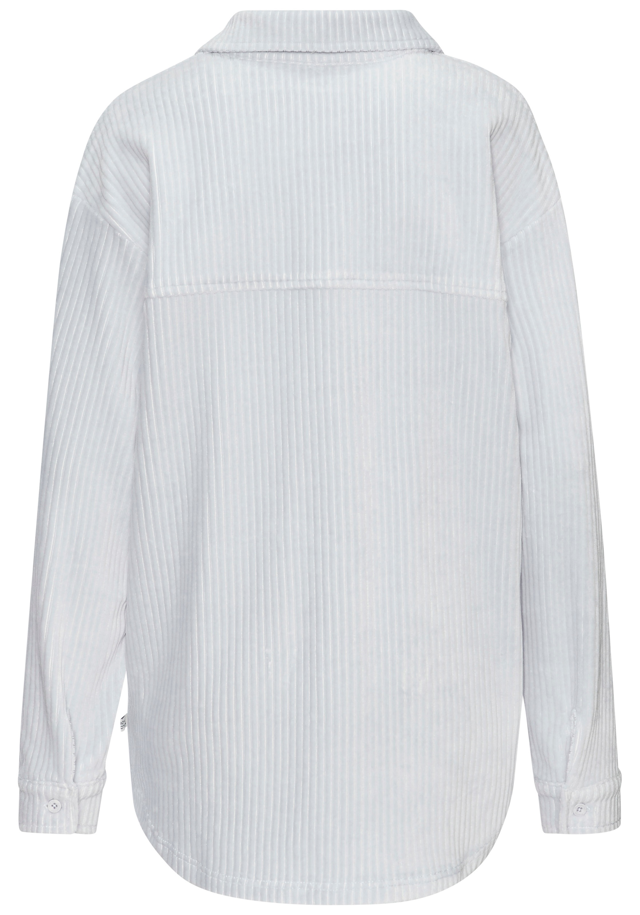 Buffalo Blusenshirt, mit weicher Cord-Struktur günstig online kaufen