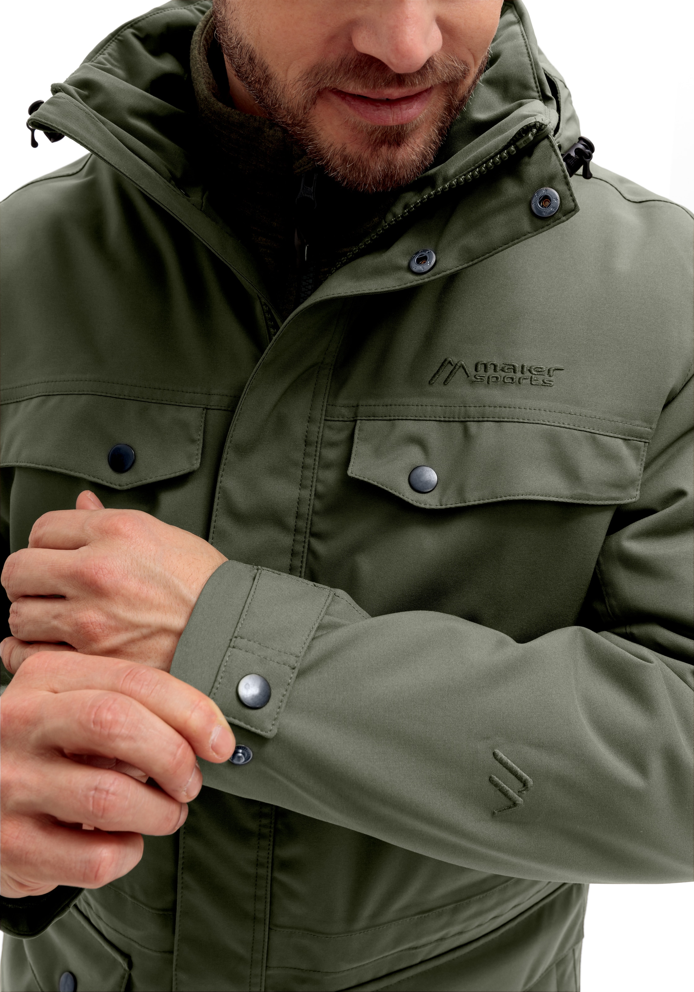 Maier Sports Funktionsjacke »Knuth«, Herren Outdoorjacke, wind/wasserdichte Jacke, mTHERM Isolation