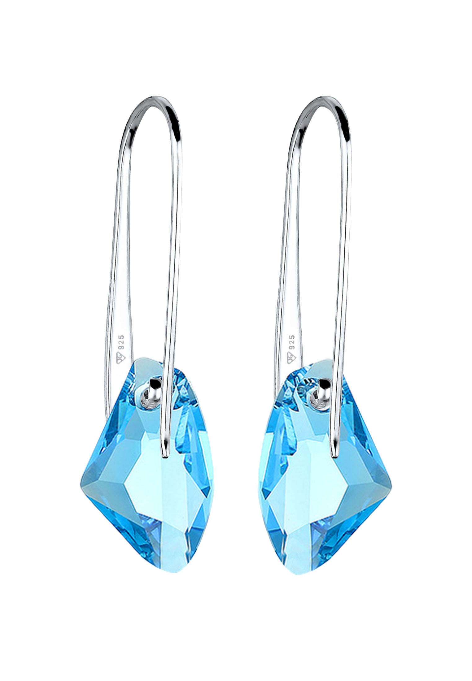Elli Paar Ohrhänger »mit Kristallen Luxuriös 925 Silber«