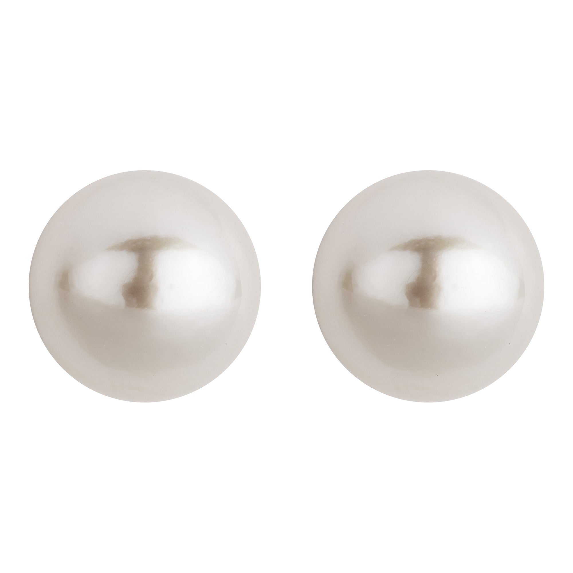 OROLINO Akoya Pearl Stud Earrings White 5mm