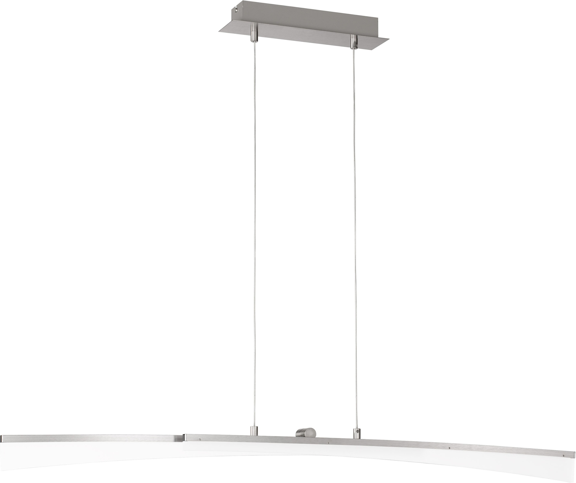 WOFI LED Pendelleuchte Pendelleuchte Consell 2flg, LED-Modul, 1 St., Warmweiß, stufenlos verstellbar