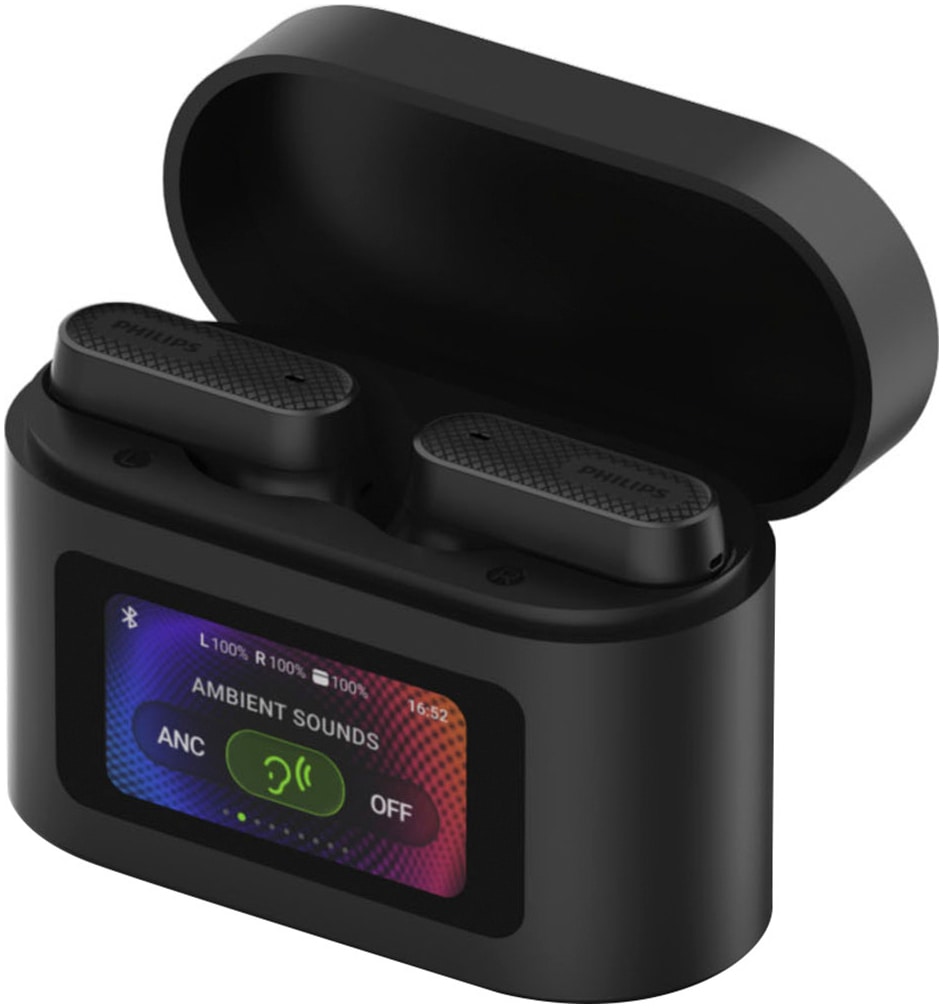 Philips Bluetooth-Kopfhörer »TAT6000BK« Bluetooth Multi-Point-Verbindung | Noise-Cancelling | Rauschunterdrückung | Sprachsteuerung | kompatibel mit Siri