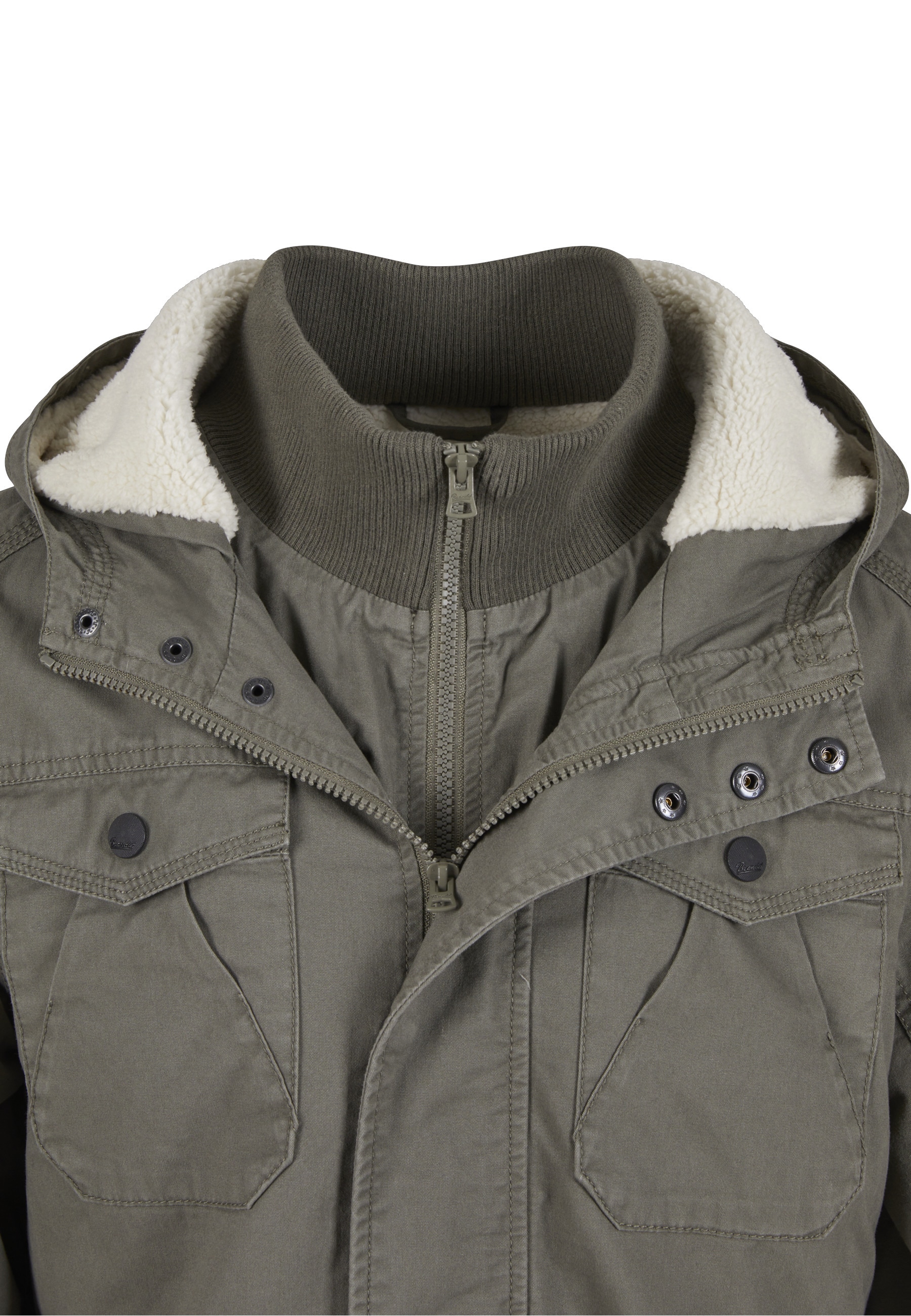 Brandit Winterjacke »Brandit Brandit Men Meadow Jacket« 1 Stk. tlg. mit Kapuze