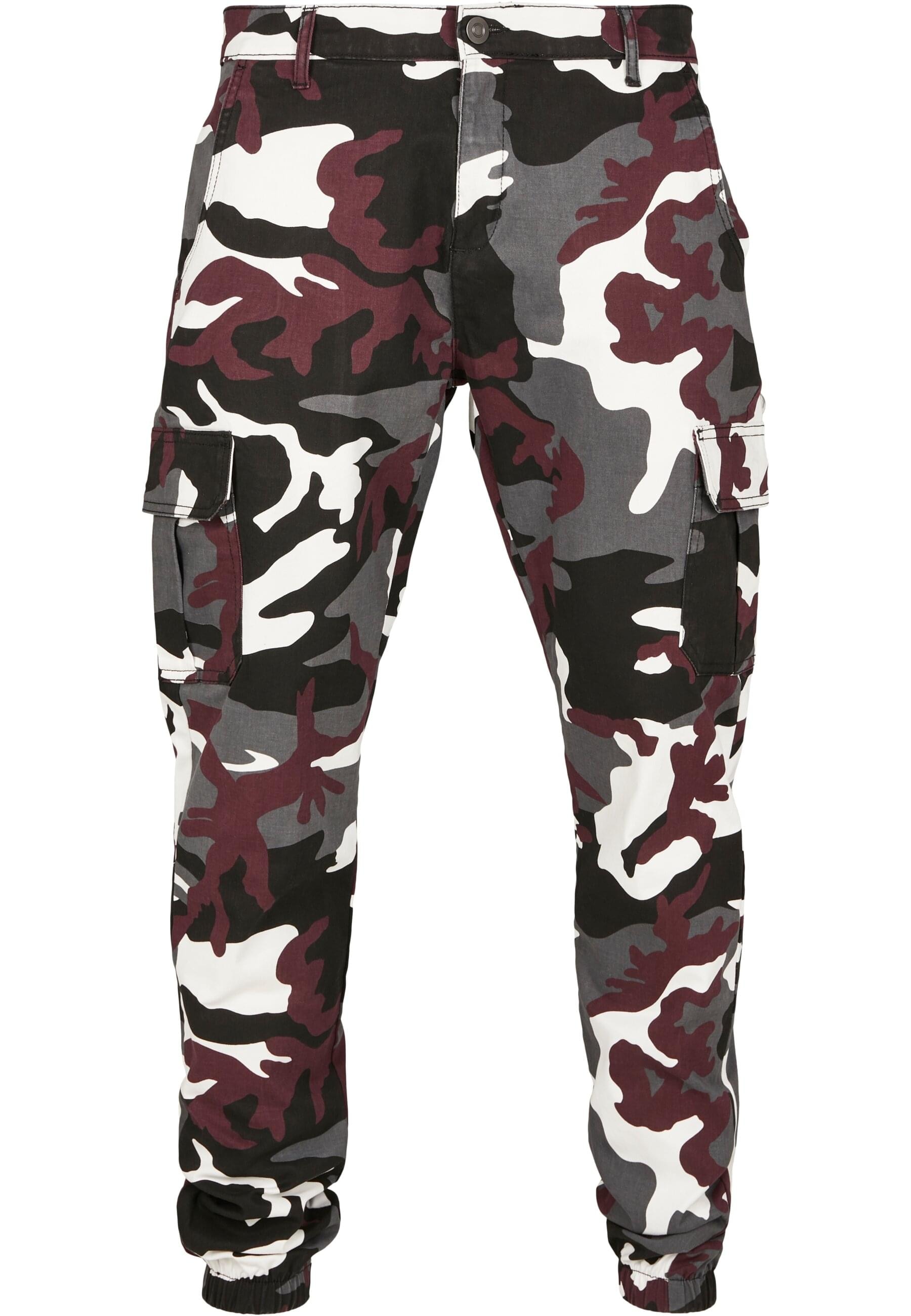 URBAN CLASSICS Cargohose "Urban Classics Herren Camo Cargo Jogging Pants 2.0", (1 tlg.)