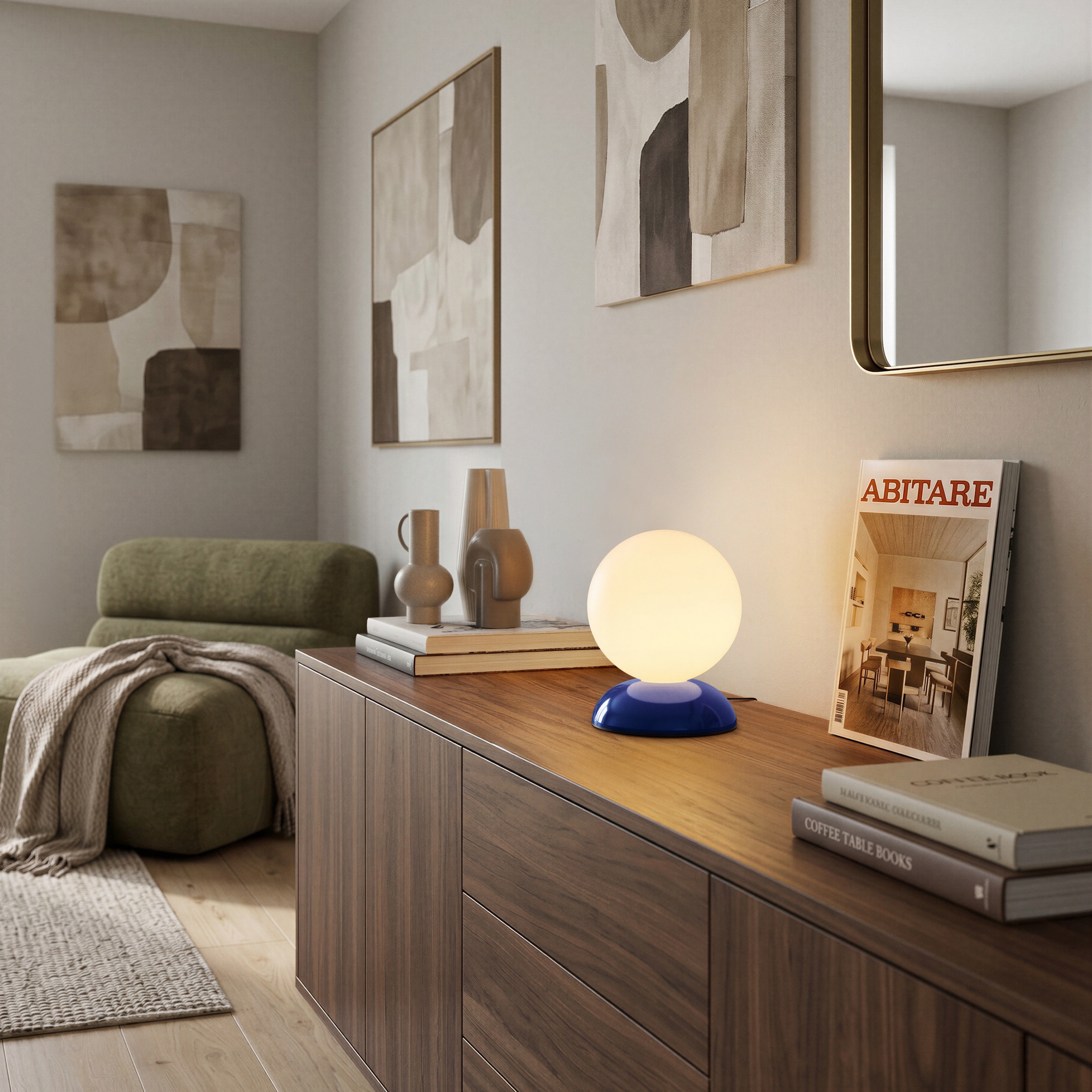 EGLO LED Tischleuchte »PACCUCCI« G9 1 Stk. Tischlampe, Schlafzimmer, Glas, Ø 12,5 Höhe 15,5 cm