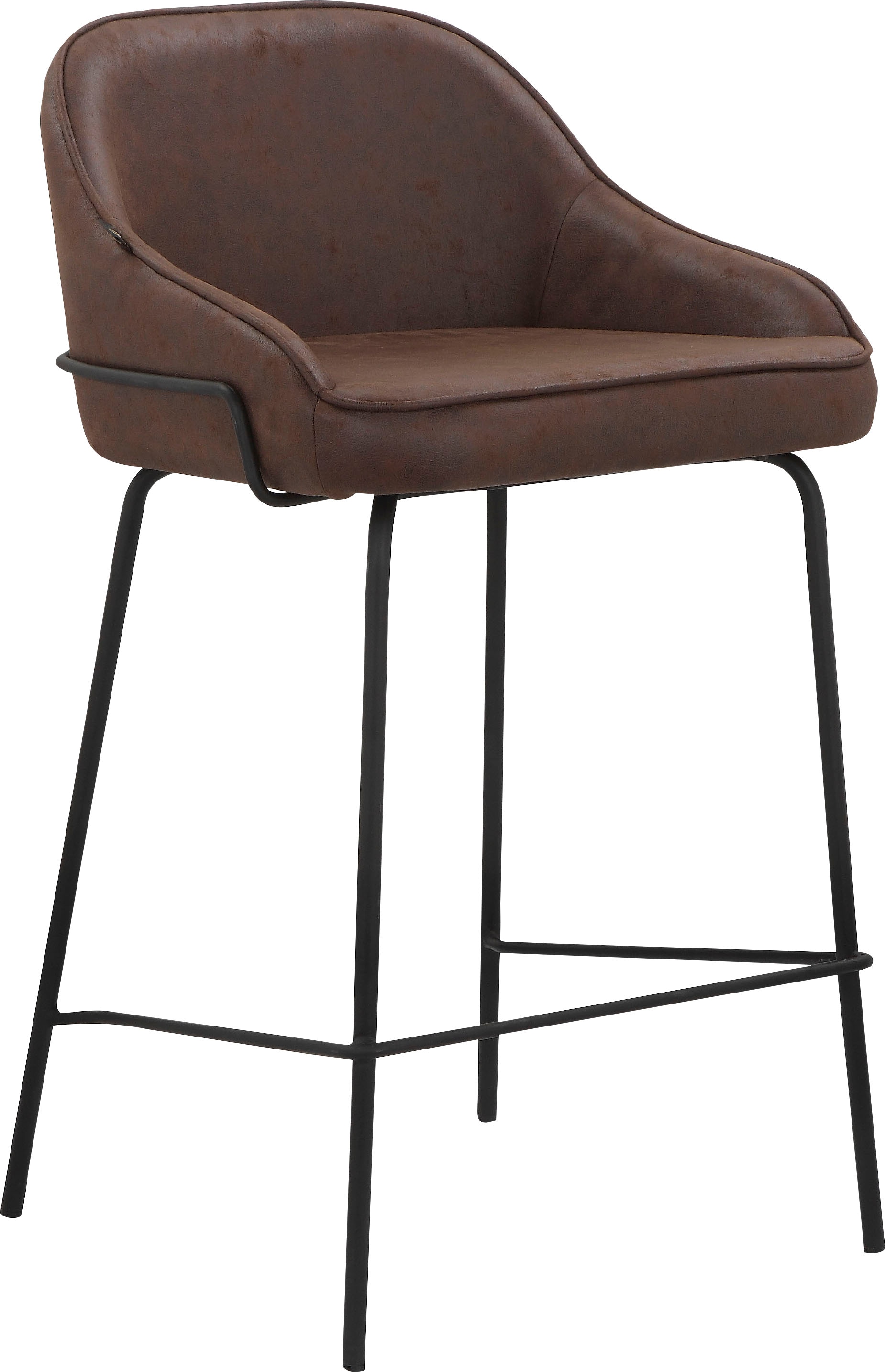 OTTO home 4-Fußstuhl "Puant" () 2 Stk.mit Stoff aus Polyester/recyceltem Polyester, Sitzhöhe 65 cm