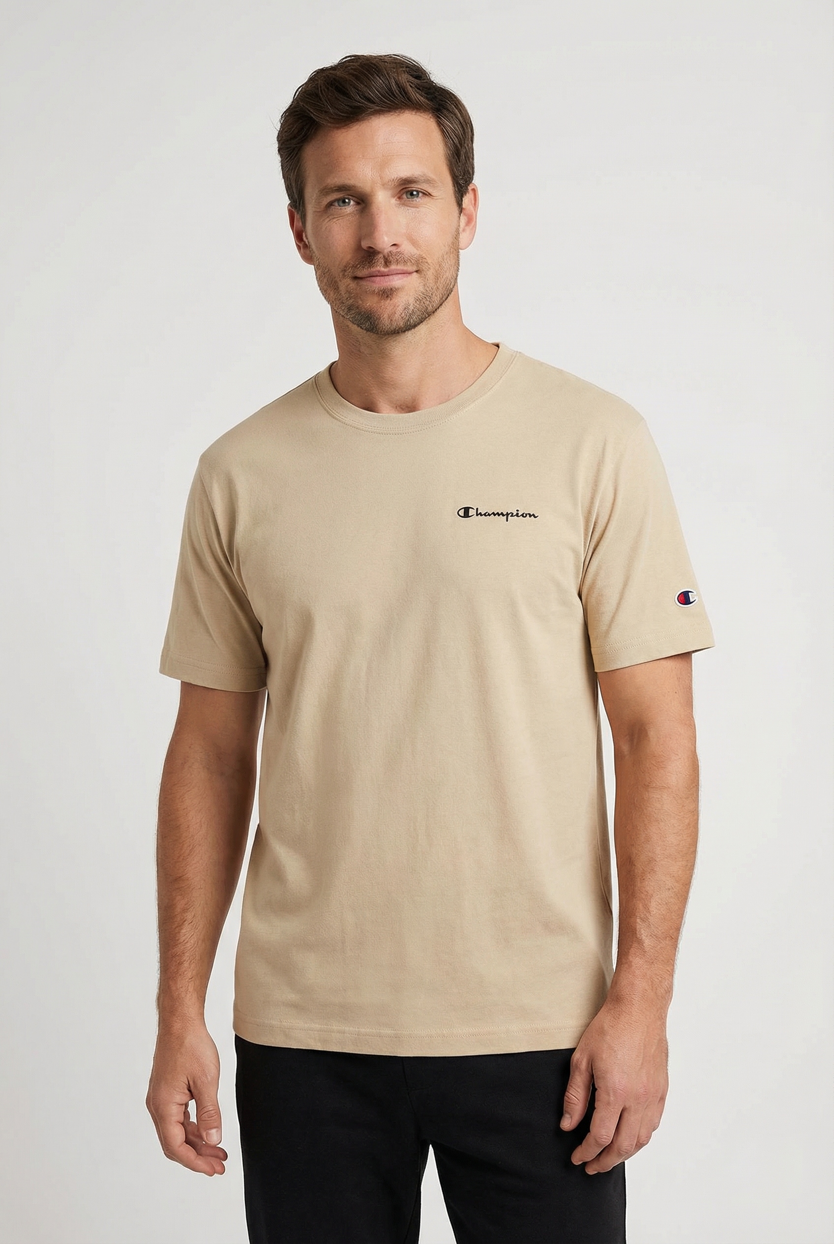 Champion T-Shirt "ICONS CONTRAST SS Tee" Kurzarm, mit Rundhalsausschnitt, aus Baumwolle, sportlicher Schnitt
