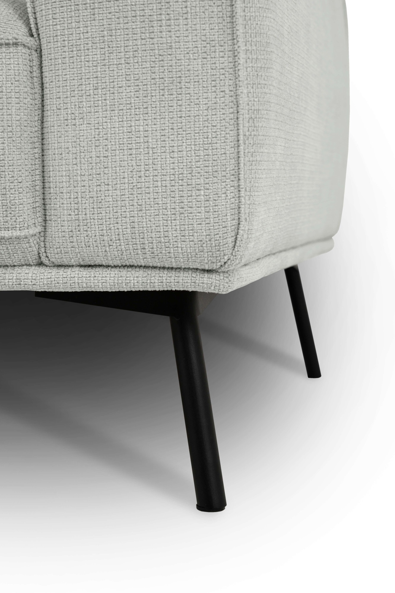 andas Ecksofa »Vosby«, Breite 260 cm, Chenille, mit dekorativer Kedernaht