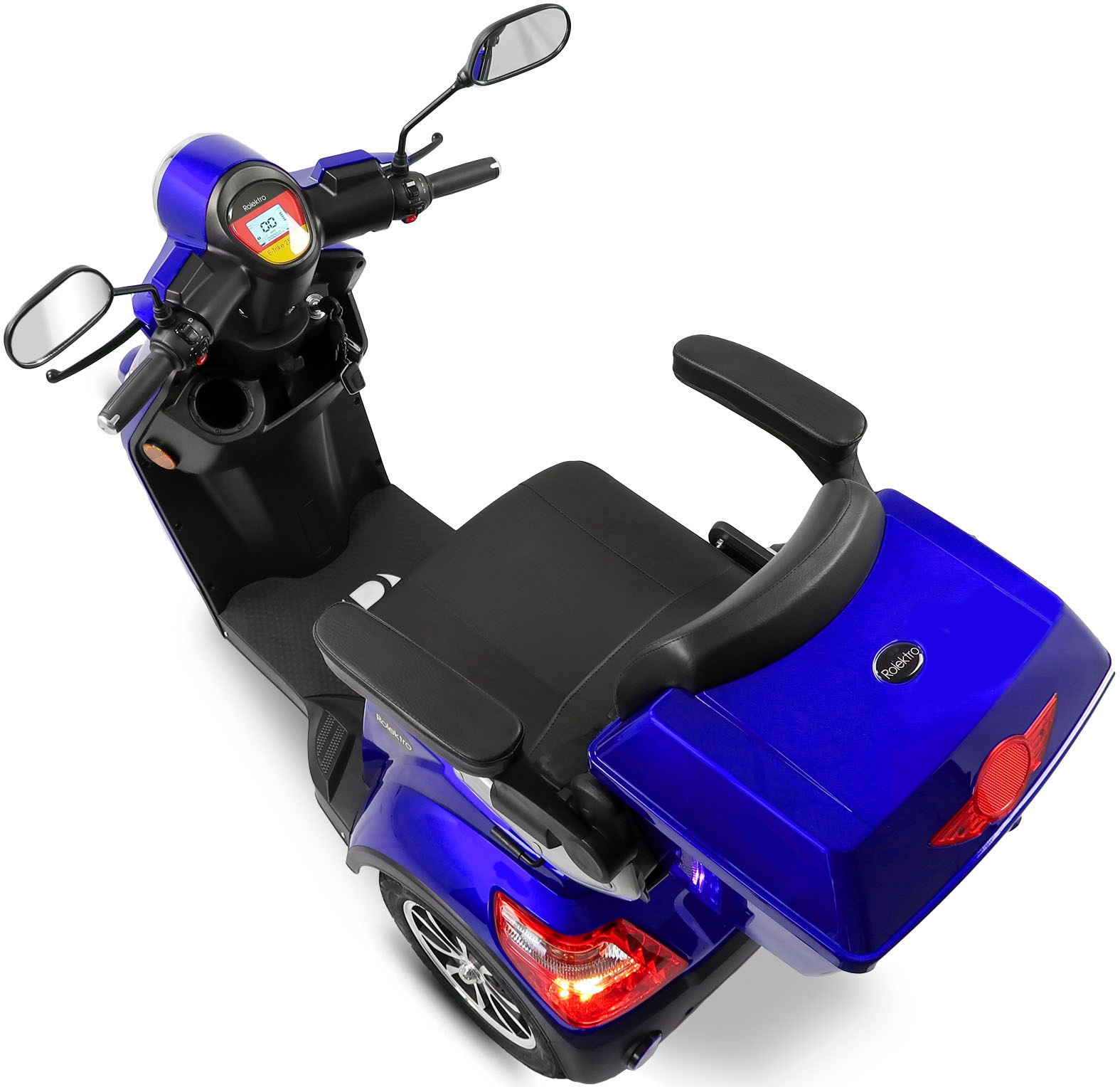 Rolektro Elektromobil »Rolektro E-Trike (mit 25 Topcase) W, Raten Akku«, V.3, 25 Lithium | auf 1000 BAUR /h, km