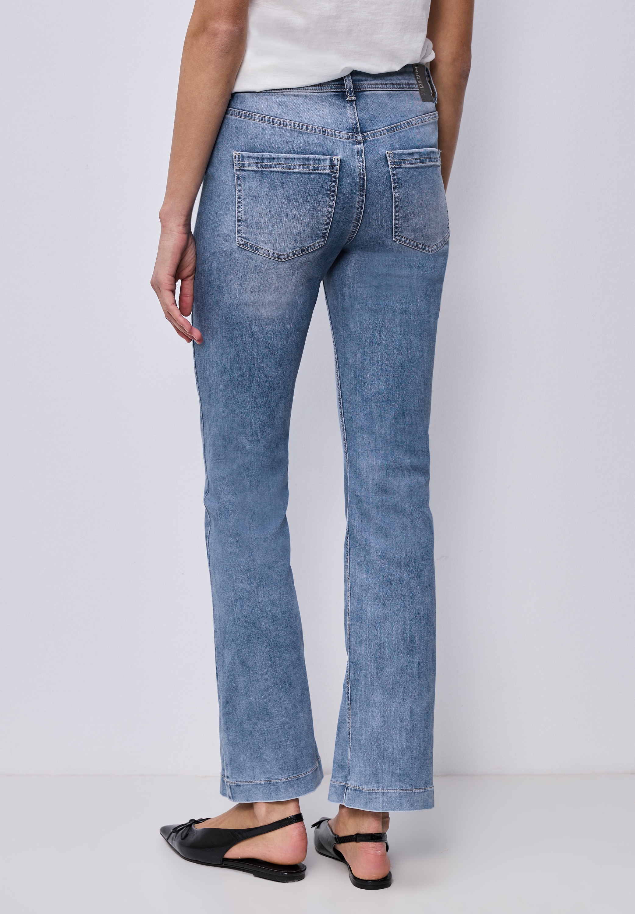 STREET ONE Slim-fit-Jeans High Waist günstig online kaufen