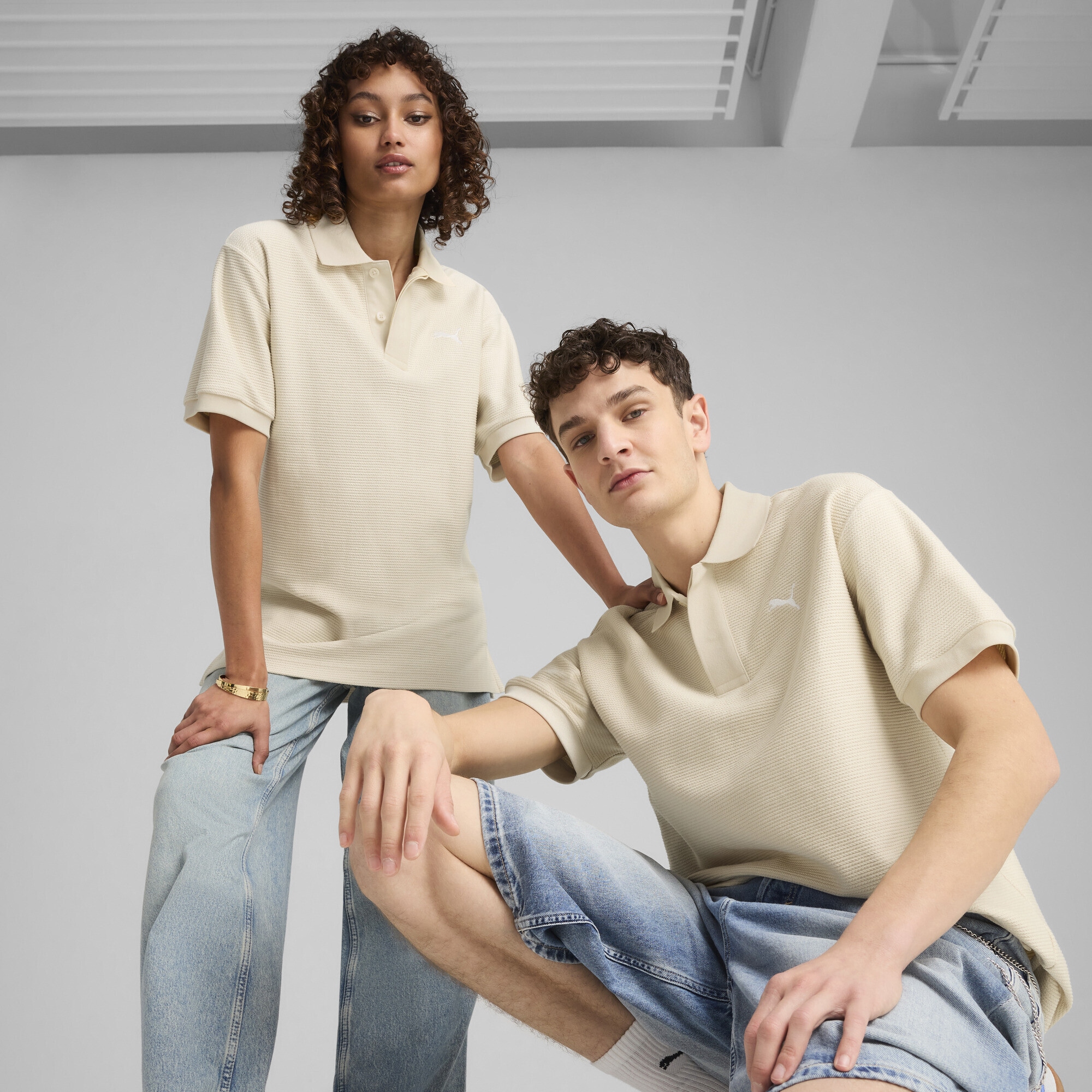 PUMA Poloshirt »PREMIUM ESS Relaxed Jacquard Poloshirt Erwachsene«