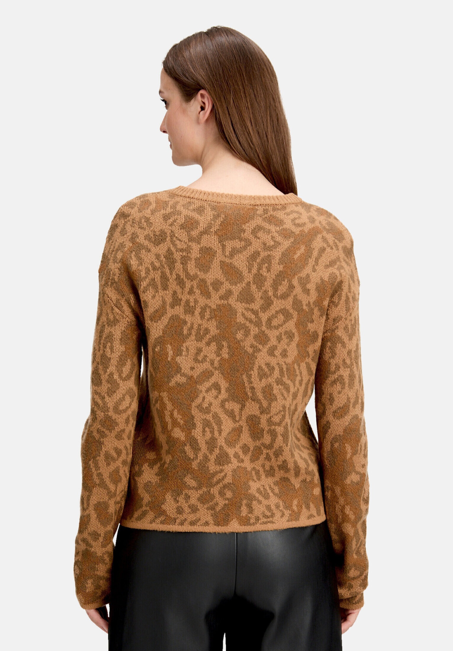 Cartoon Strickjacke »Damen mit Rundhalsausschnitt« 1 Stk.
