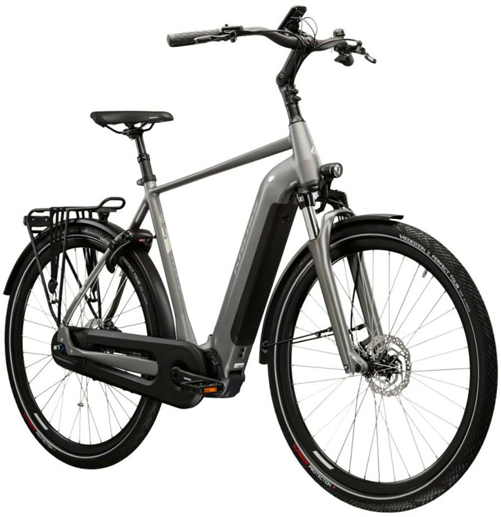 Kross »E-Citybike Damen Sentio 6.0 28" rot« 8 Gang Shimano Nexus Schaltwerk Nabenschaltung Mittelmotor 250 W Pedelec, Elektrofahrrad für Damen und Herren