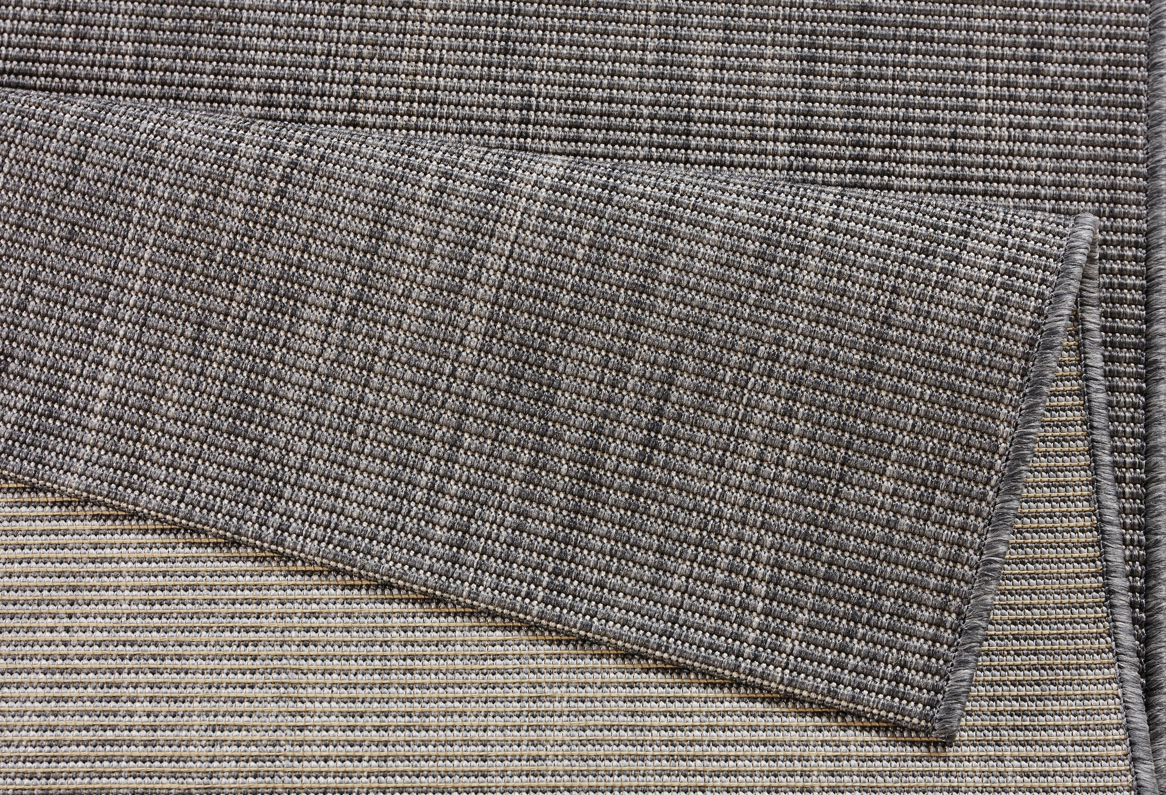NORTHRUGS Teppich »Match«, rechteckig, 8 mm Höhe, In-& Outdoor, Kurzflor, Läufer, Modern, Unifarben, Wohnzimmer, Balkon