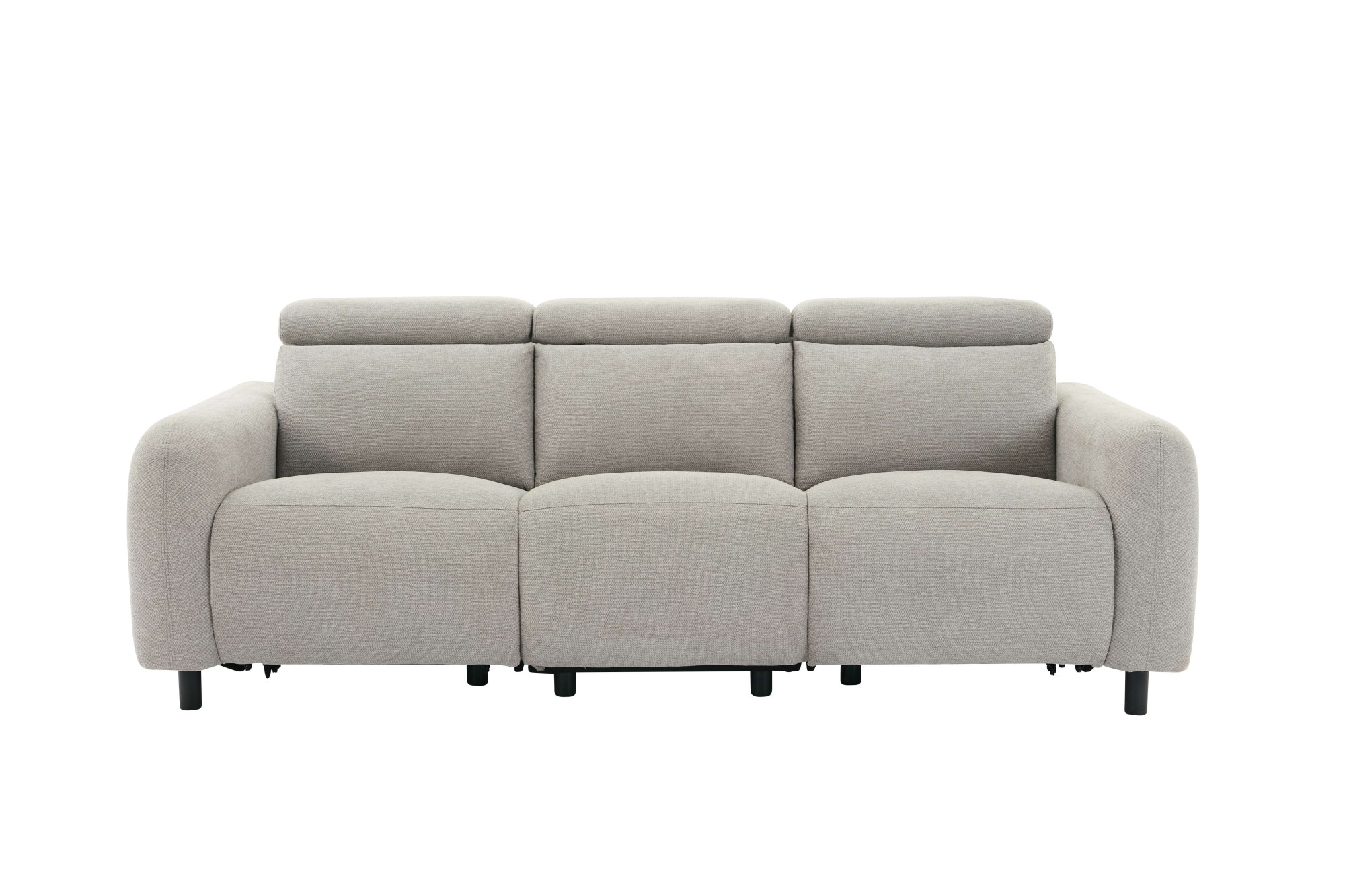 Home affaire 3-Sitzer »SKAANE Struktur-Sofa, 229 cm, manuelle-u. elektrische Relaxfunktion«, Relax-Funktion in 2 Sitzen, Kopfteilverstellung, Federkernpolsterung