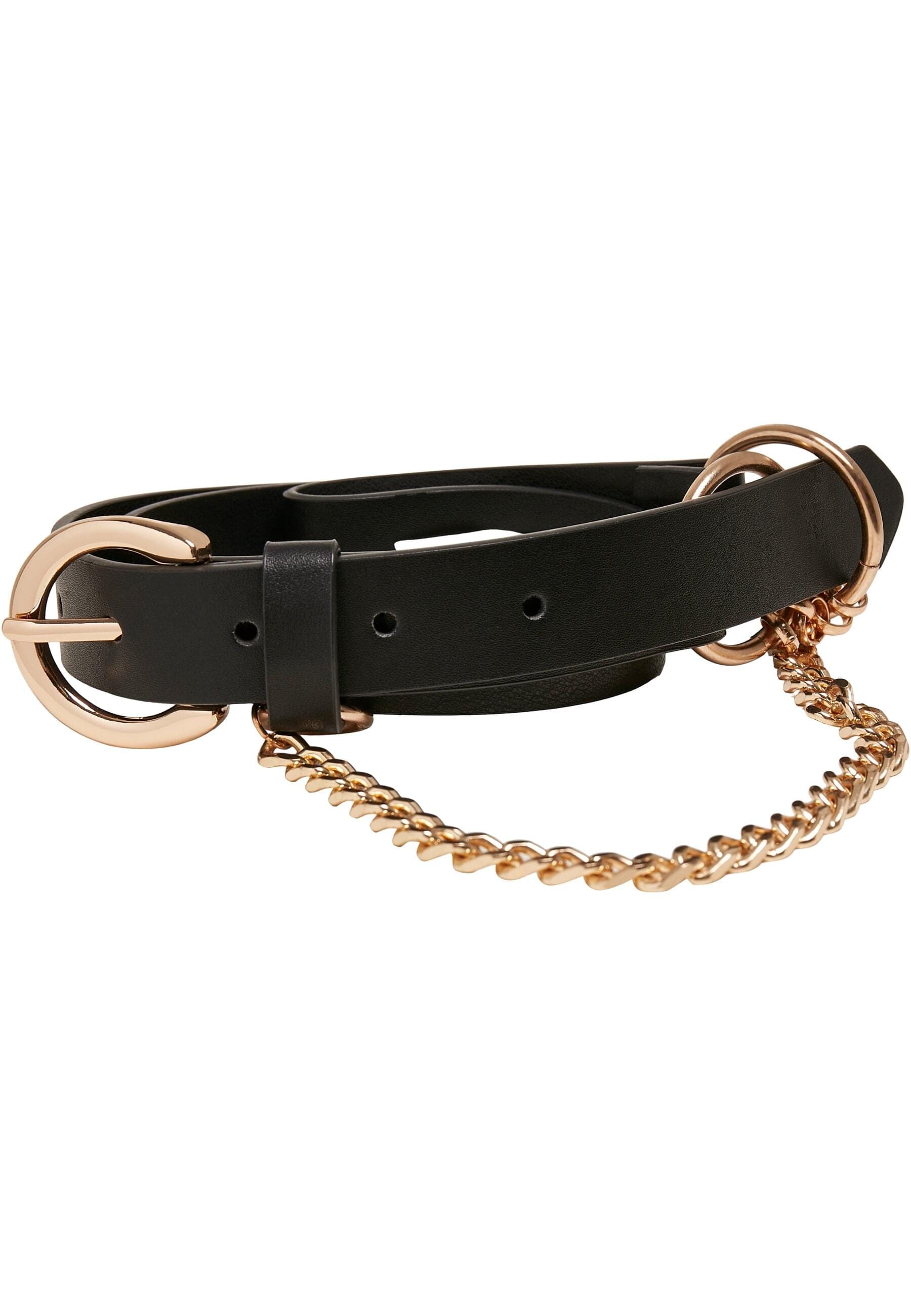 URBAN CLASSICS Hüftgürtel »Urban Classics Unisex Synthetic Leather Belt With Chain«