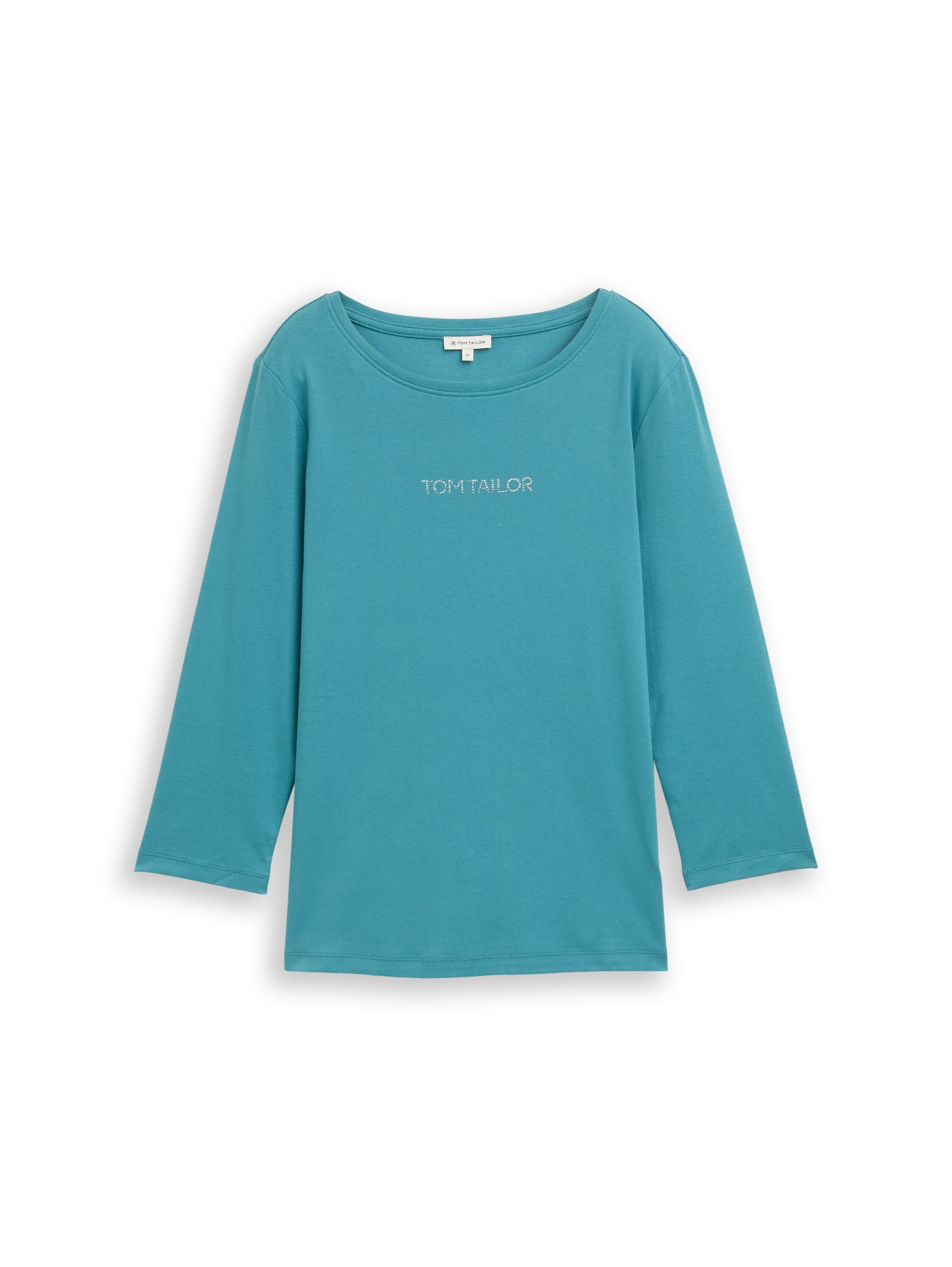 TOM TAILOR 3/4-Arm-Shirt mit Logo Schriftzug