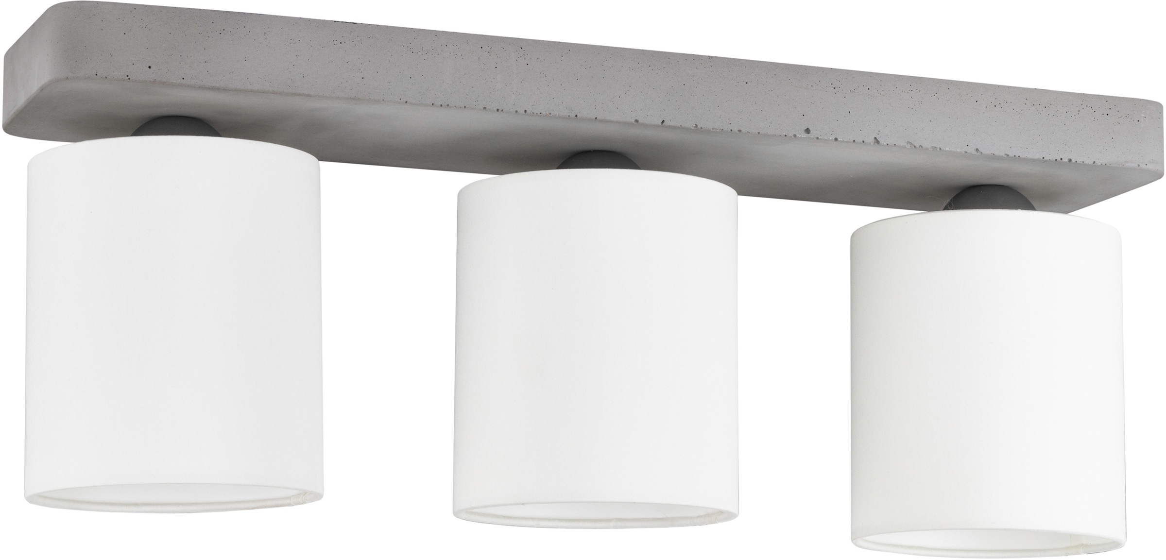 SPOT Light Deckenleuchte GENTLE, E27, 1 St., Leuchtenschirm aus wertigen Stoff, Echtes Beton - handgefertigt, Naturprodukt - Nachhaltig, Made in Europe