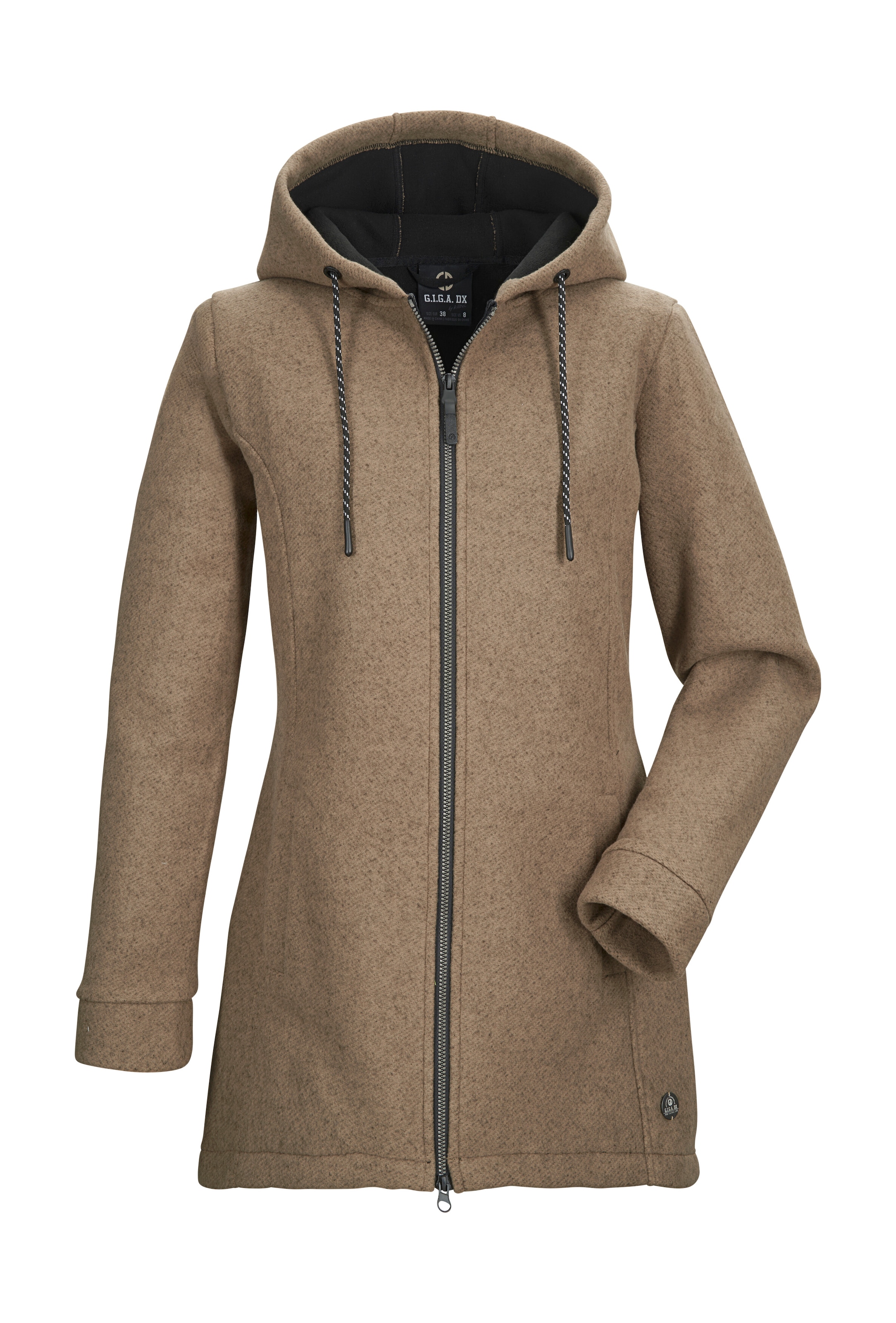 G.I.G.A. DX by killtec Fleecejacke "GW 42 WMN PRK" Strickfleeceparka mit 2-Wege-Reißverschluss und Kapuze