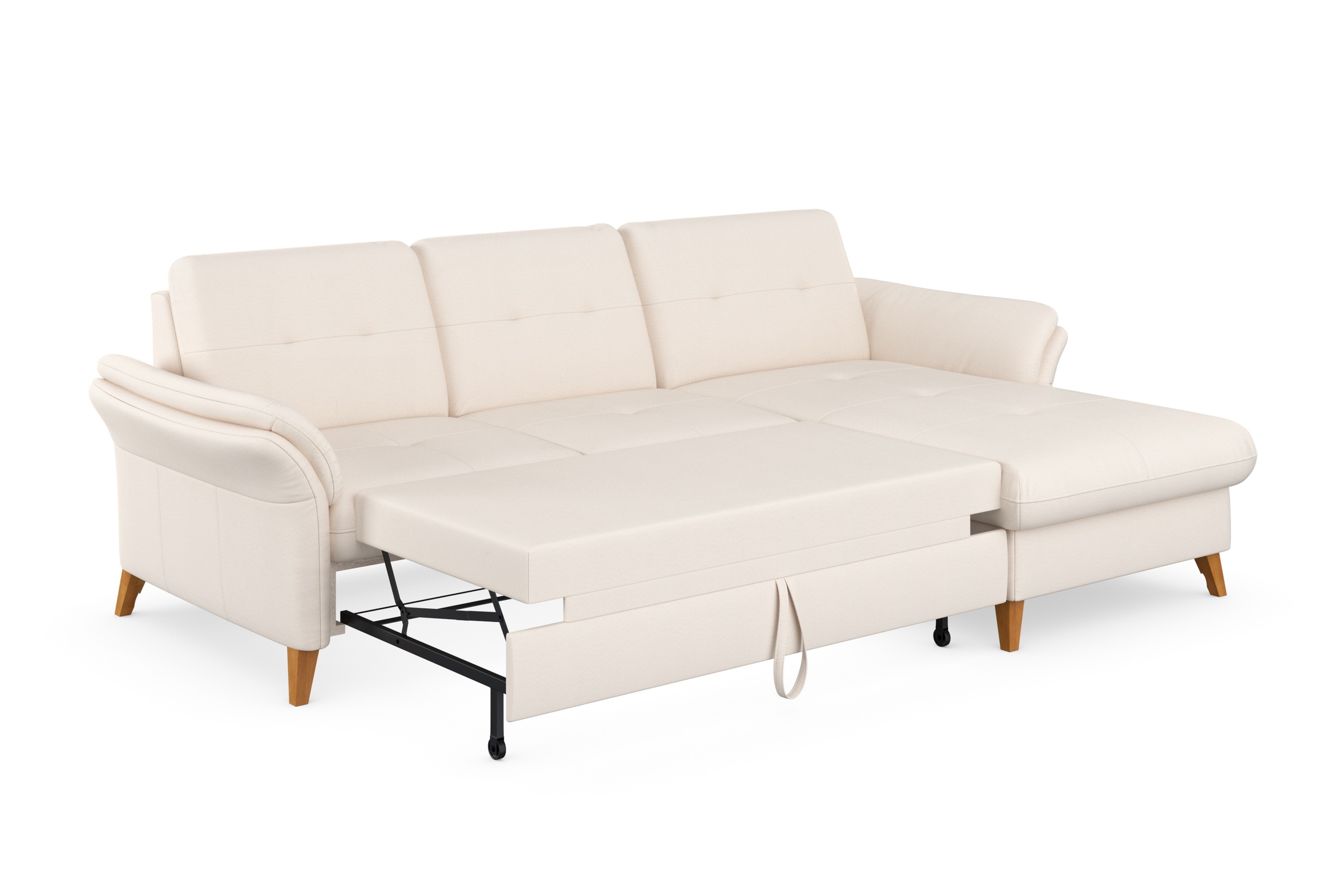 sit&more Ecksofa »Göteborg«, Sitztiefenverstellung und Federkern, wahlweise mit Bettfunktion