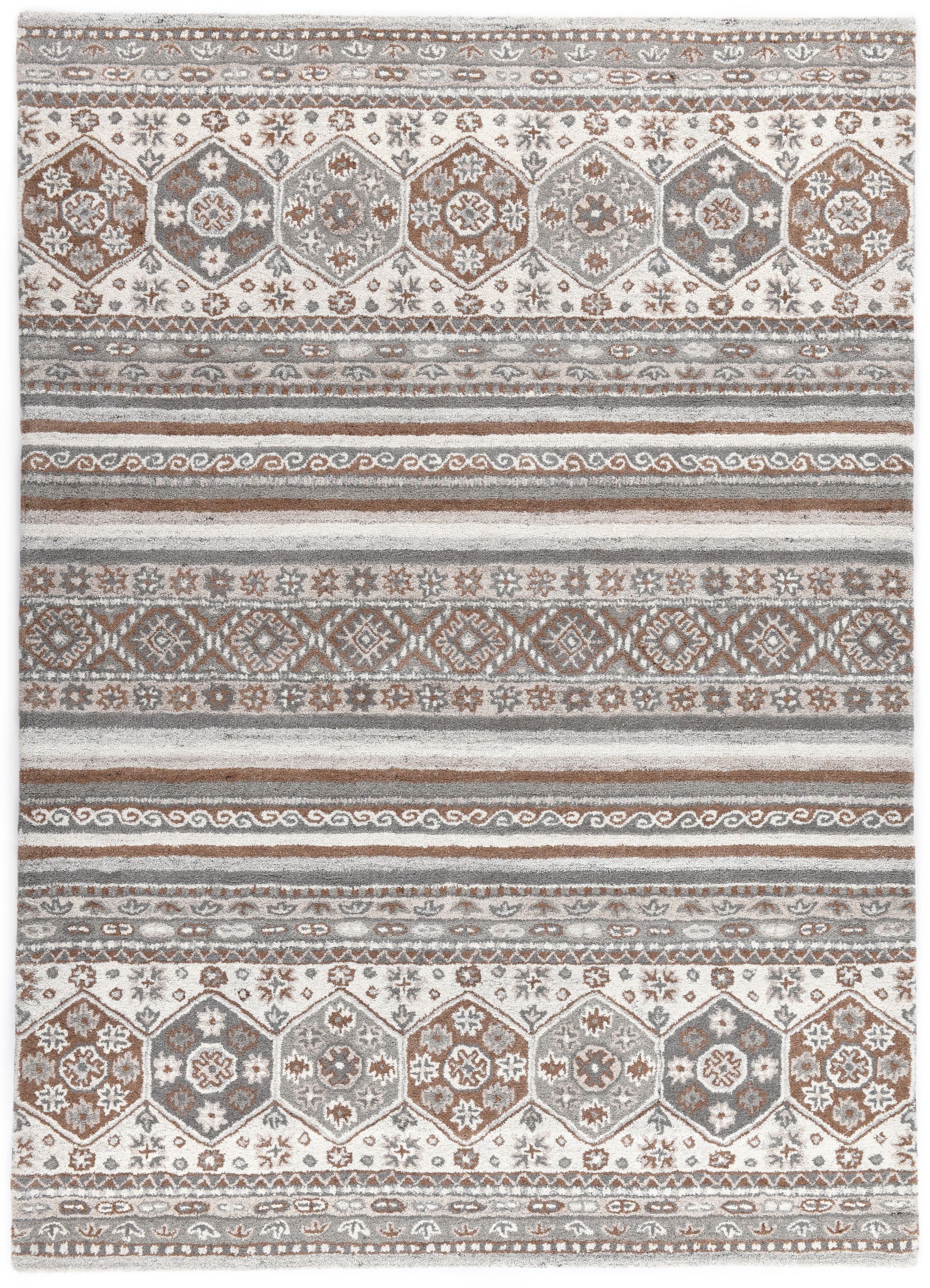 THEKO Wollteppich "Royal Shaal - 1719" rechteckig 120 mm Höhe Obermaterial: günstig online kaufen