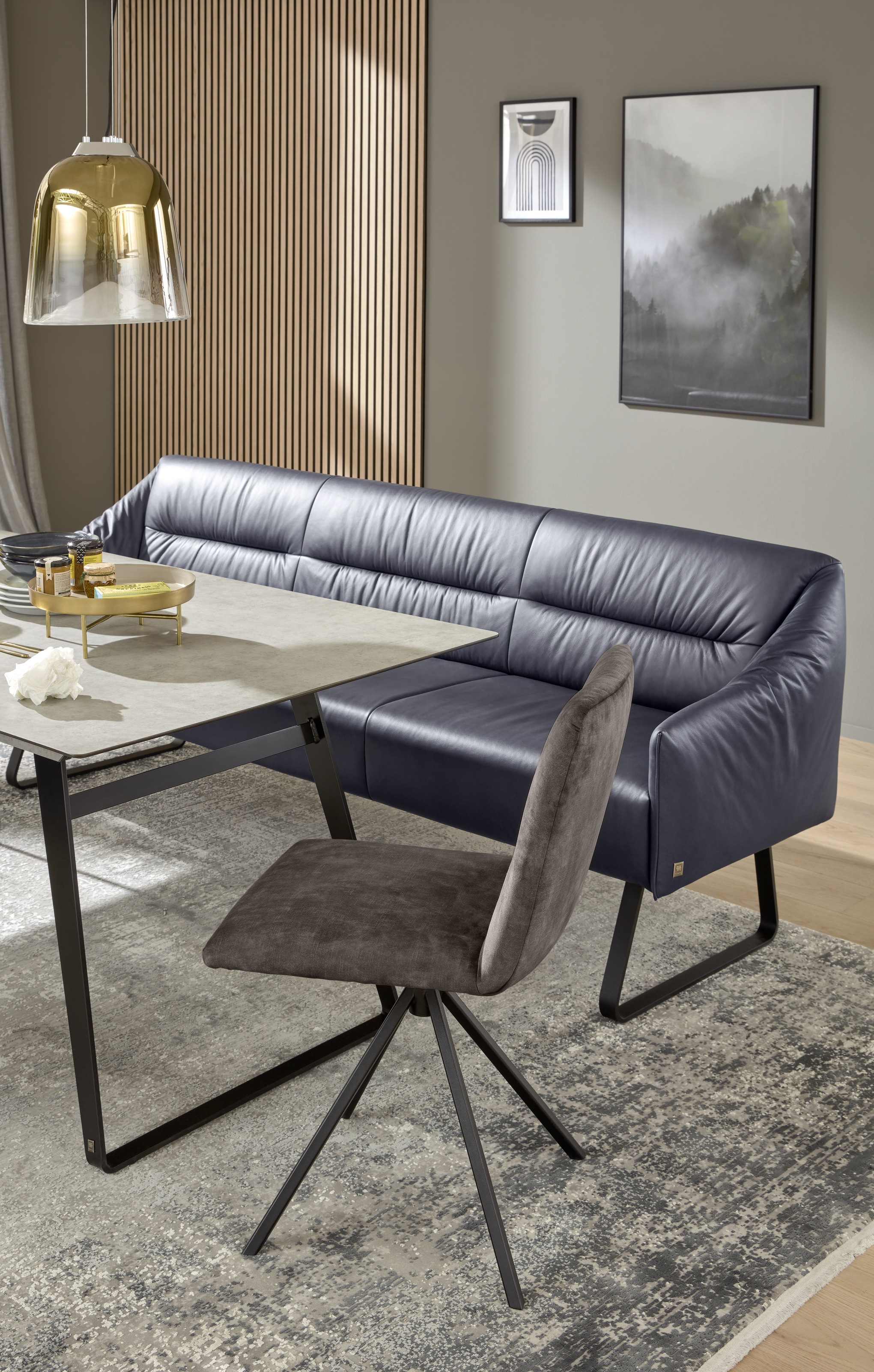 Musterring Polsterstuhl »JustB! SP500« () 1 Stk.mit Armlehne, wahlweise mit Drehfunktion, Stativgestell in schwarz