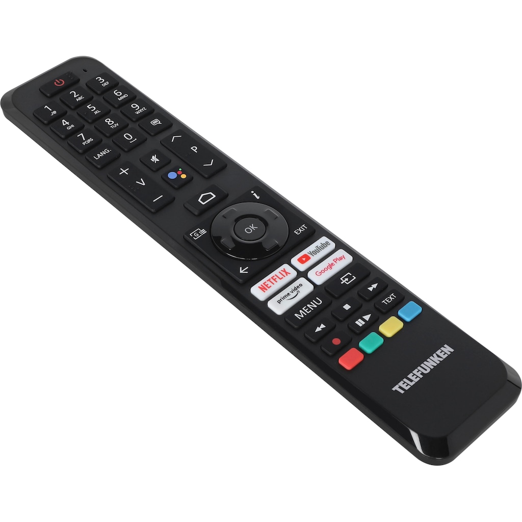 Telefunken LED-Fernseher »D43V950M2CWH«, 108 cm/43 Zoll, 4K Ultra HD, Smart-TV, Dolby Atmos-USB-Recording-Google Assistent-Android-TV