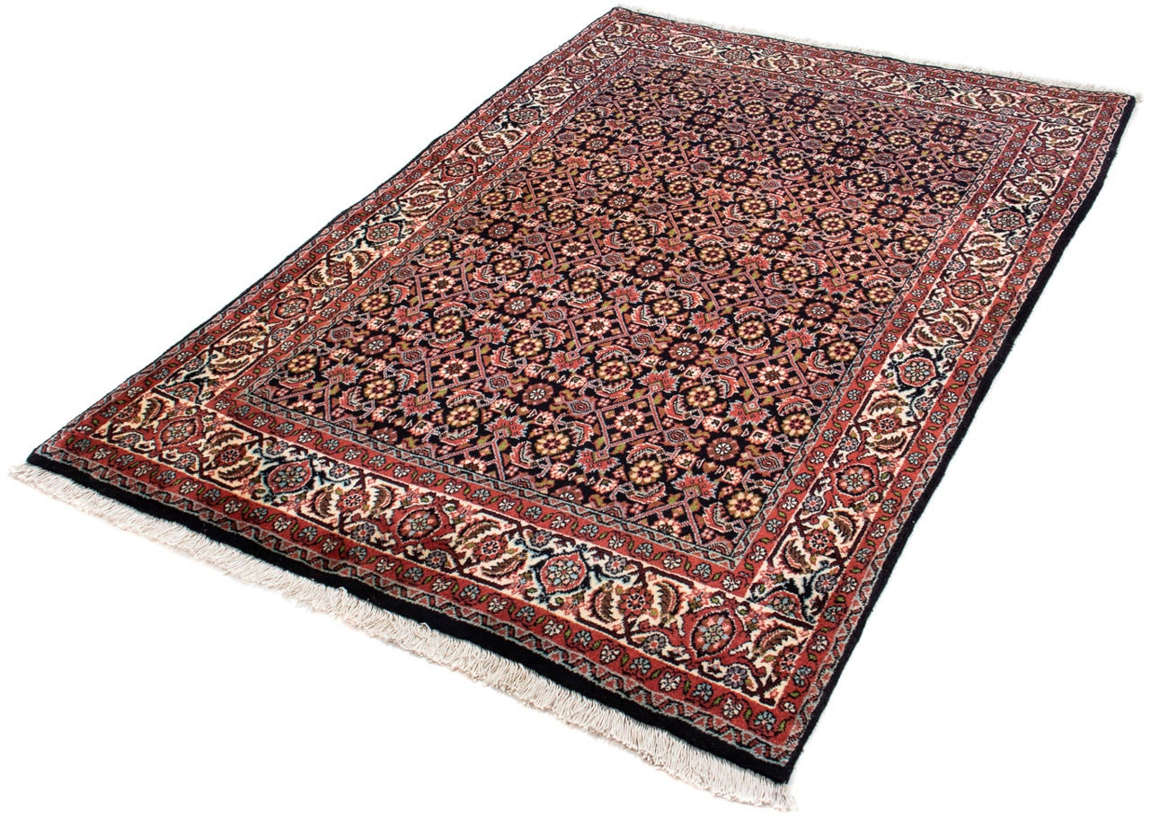 morgenland Orientteppich "Perser - Bidjar - 158 x 110 cm - dunkelblau", rechteckig, 15 mm Höhe, Wohnzimmer, Handgeknüpft