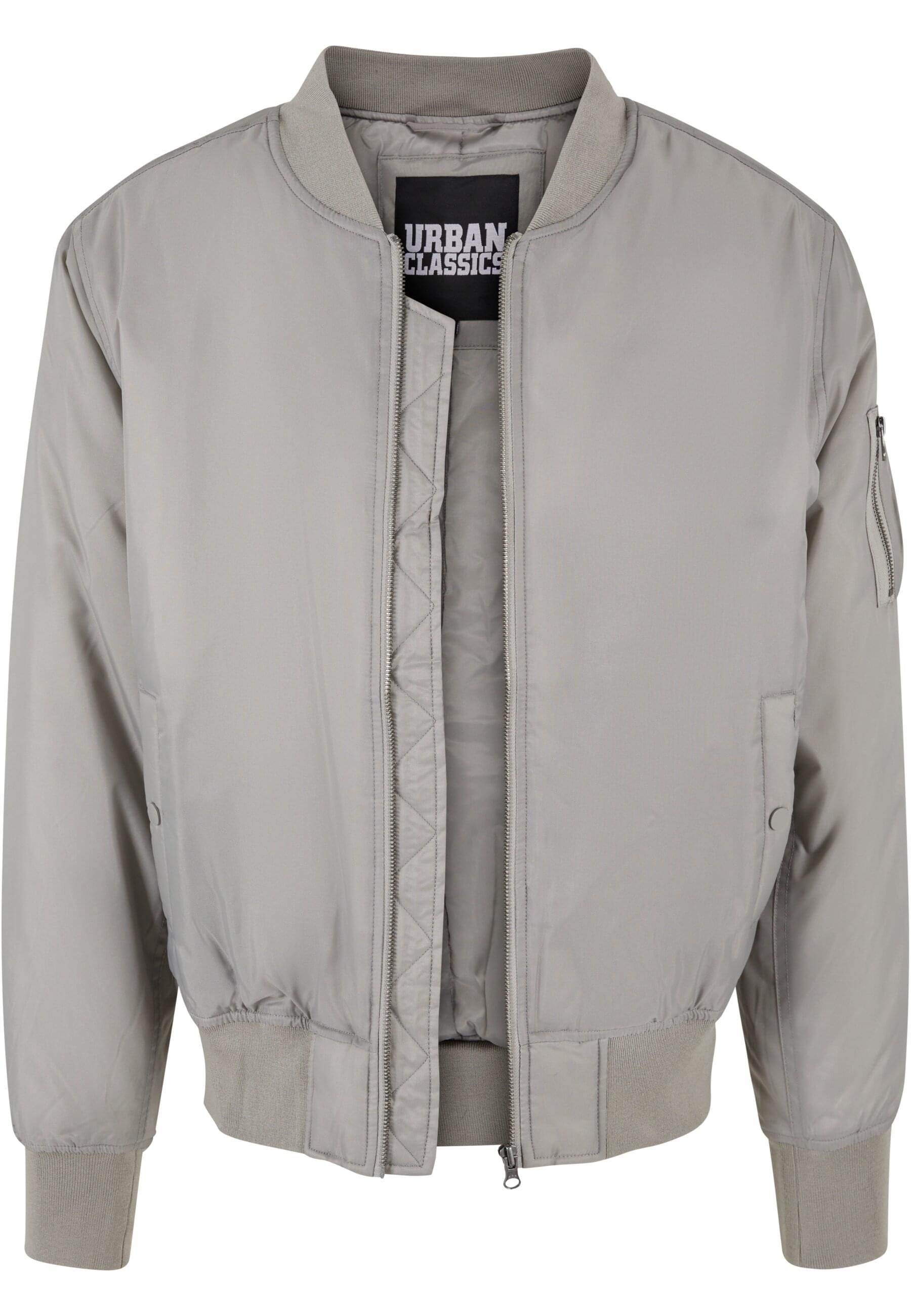 URBAN CLASSICS Anorak »Urban Classics Herren Basic Bomber Jacket«, (1 St.), ohne Kapuze