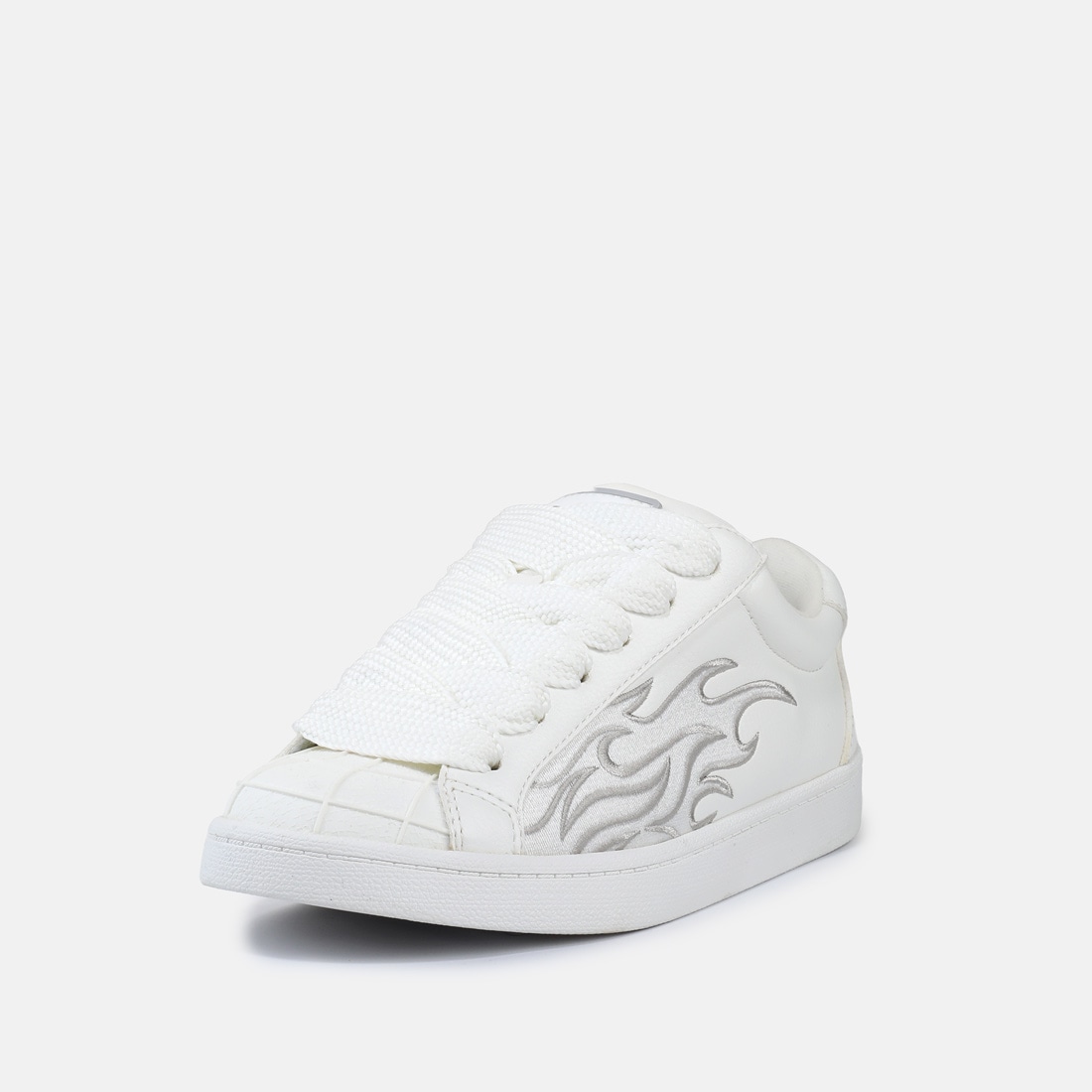 Buffalo Sneaker "LIBERTY FLAME" Freizeitsneaker, Halbschuh mit cooler Flammen-Applikation