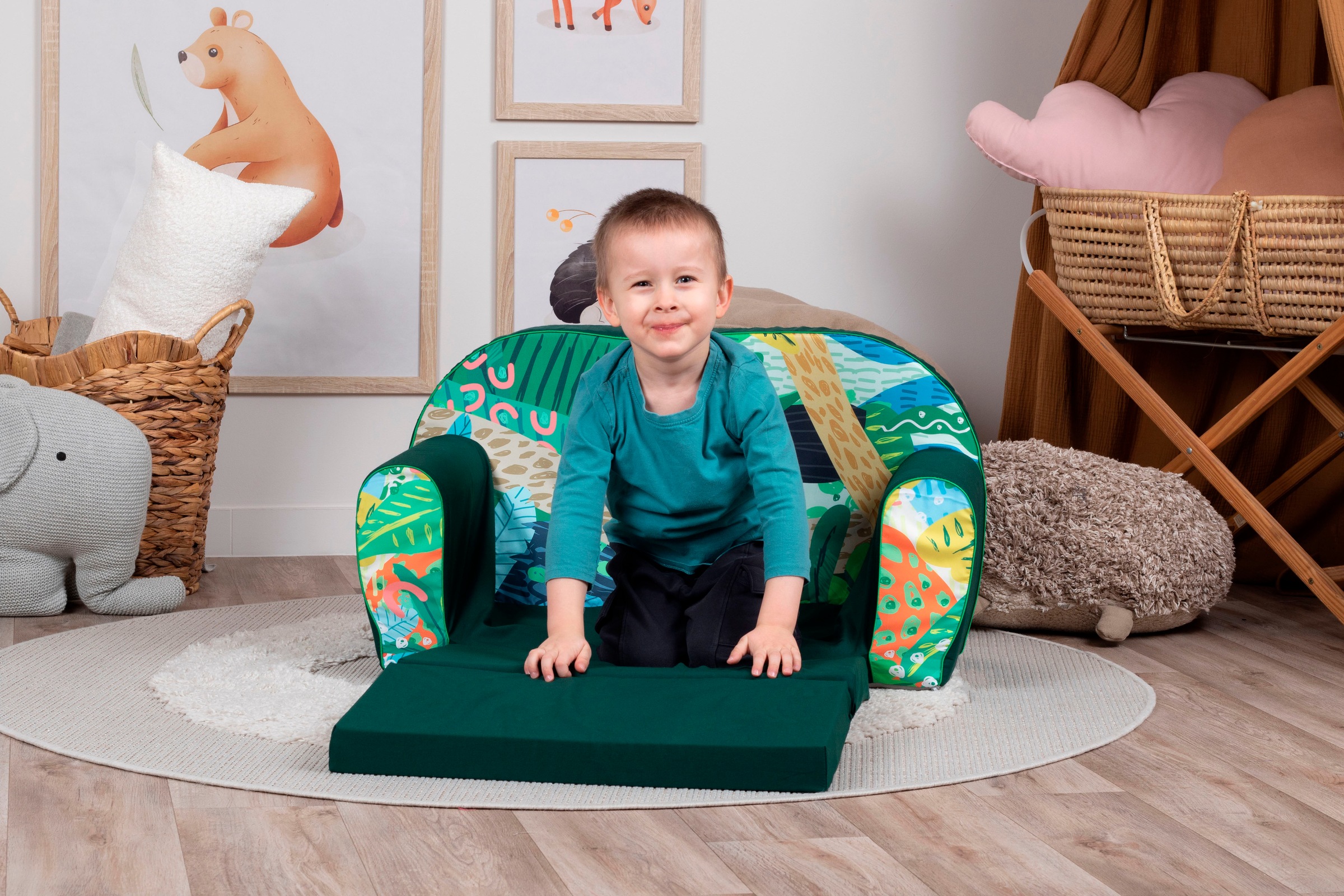 Knorrtoys® Sofa »Jungle animal« für Kinder; Made in Europe