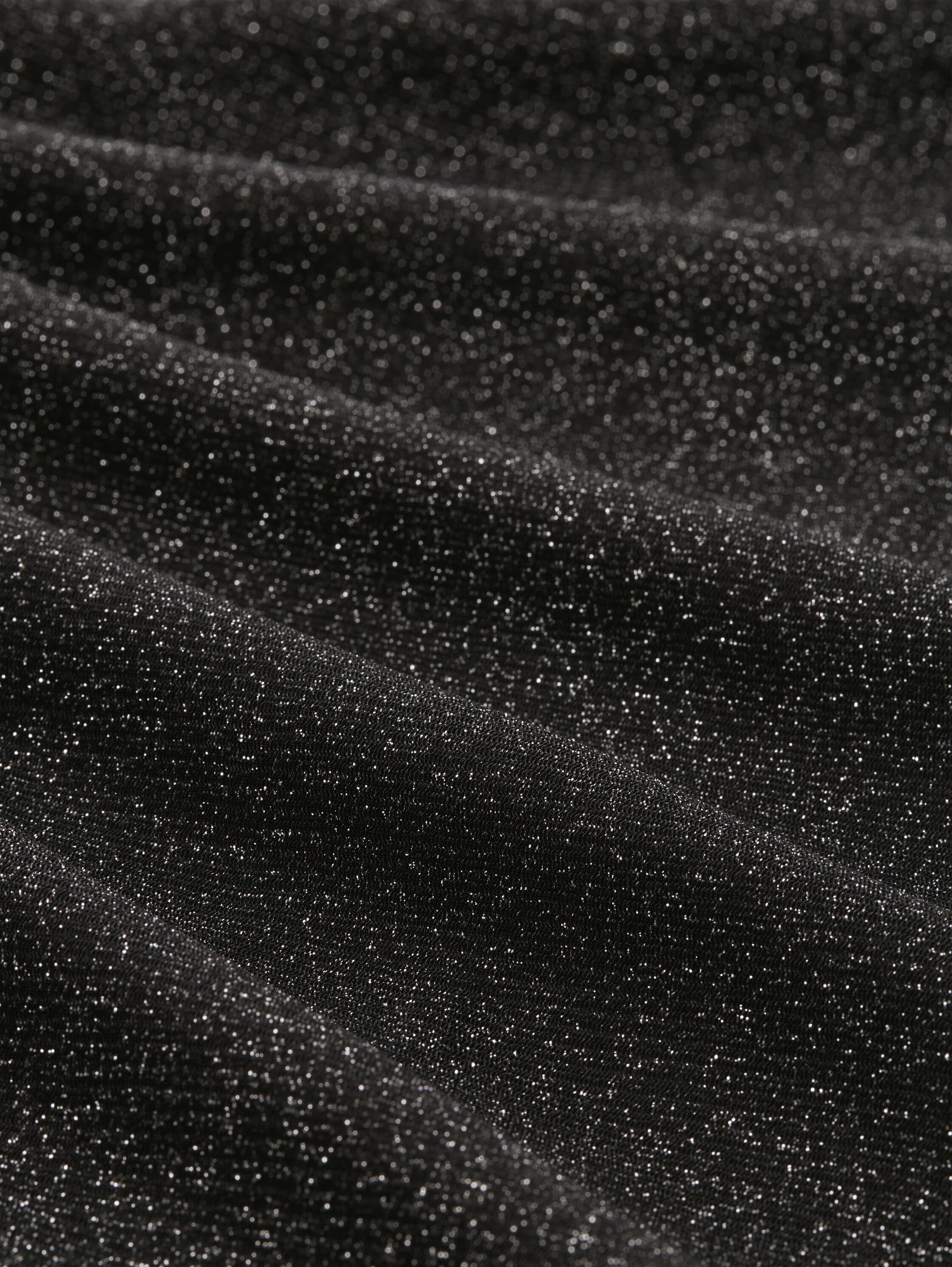 TOM TAILOR Denim Midikleid mit Glitzer-Effekt